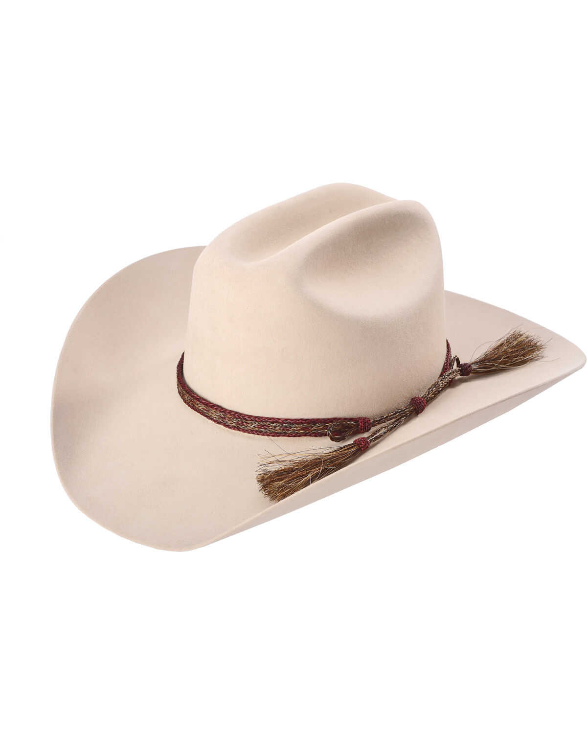 Colorado Horsehair Double Tassel Horsehair Braid Hatband