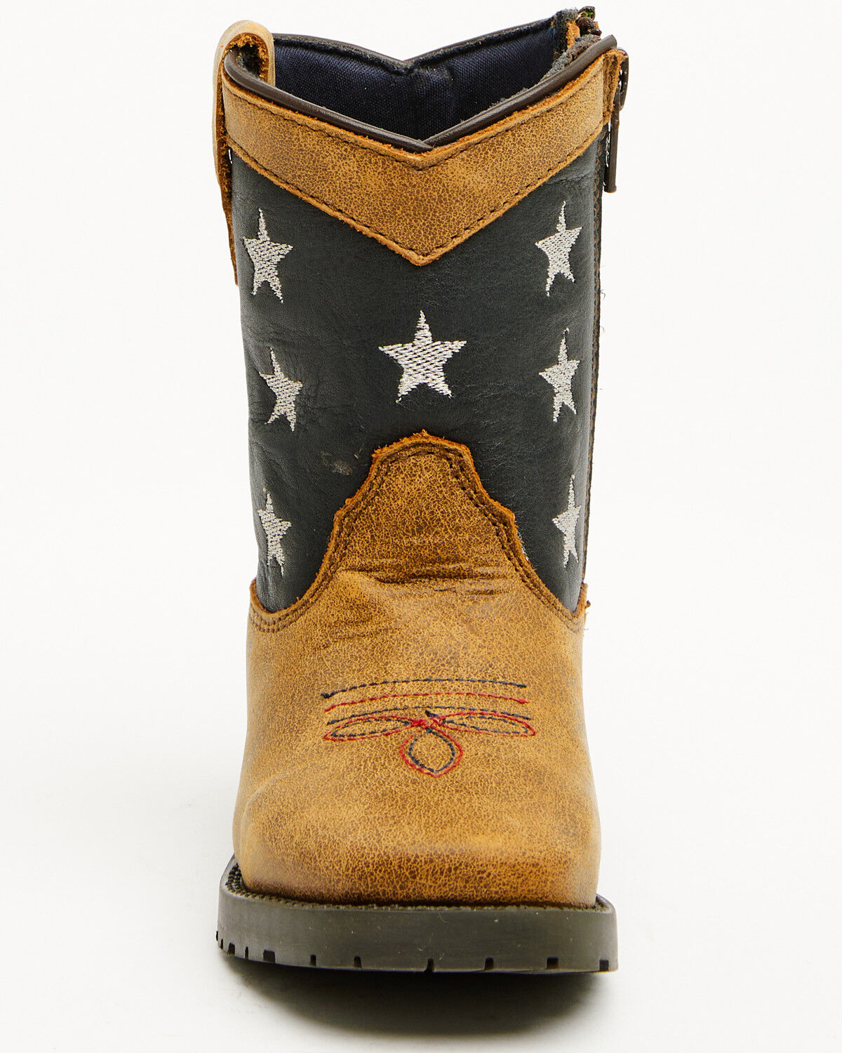 Smoky Mountain Toddler Stars and Stripes Western Boots - Square Toe