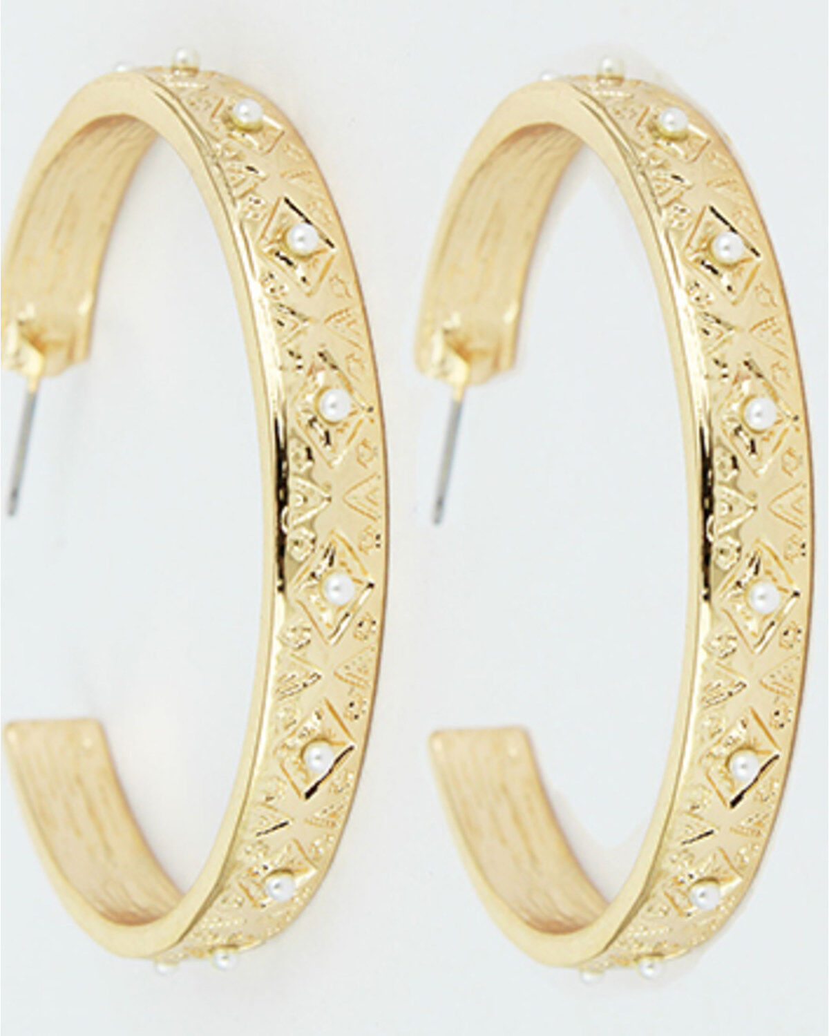 Shyanne Women's Boho Thick Gold Earrings