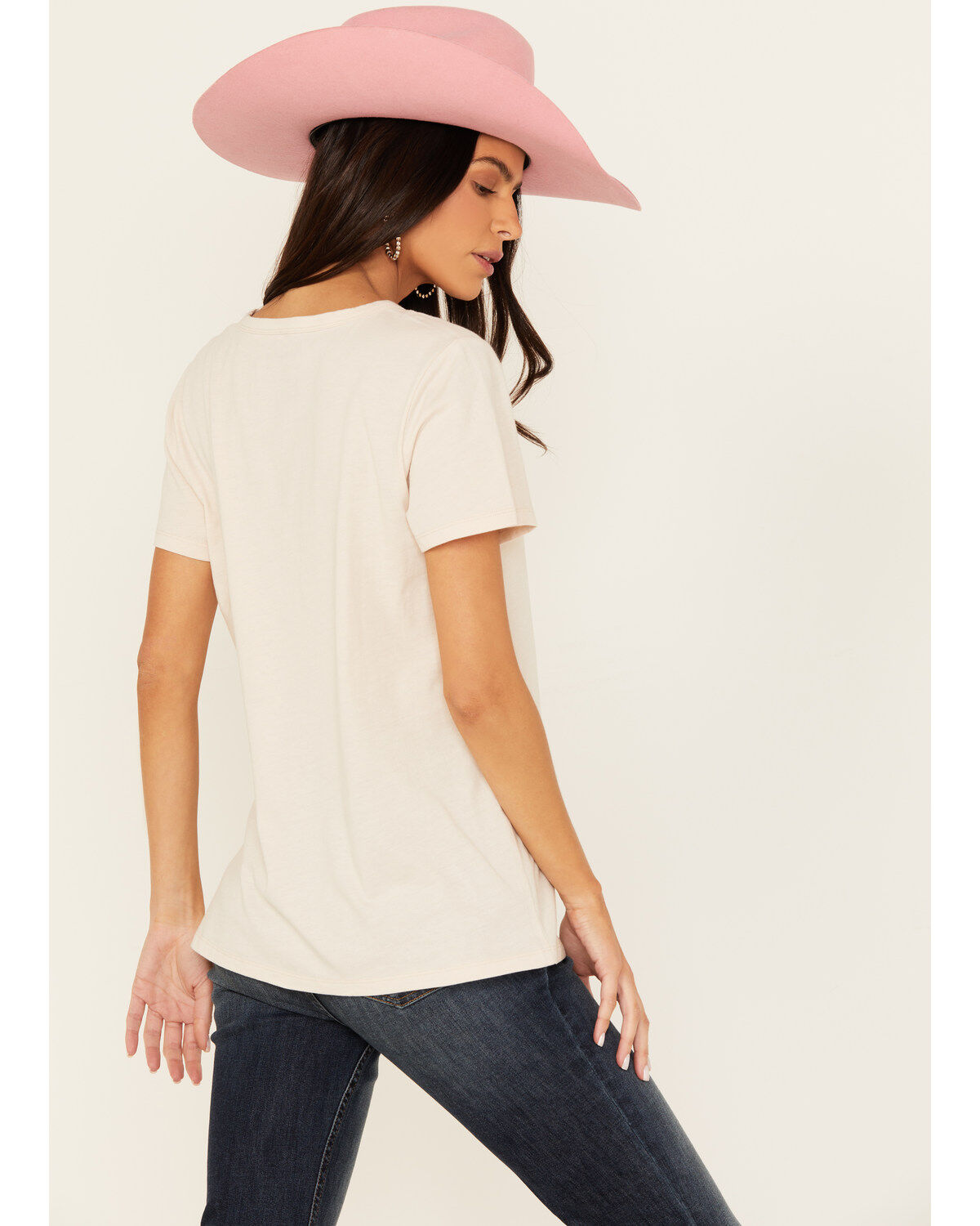 Blended Women's Gone Country Rhinestone Short Sleeve Graphic Tee