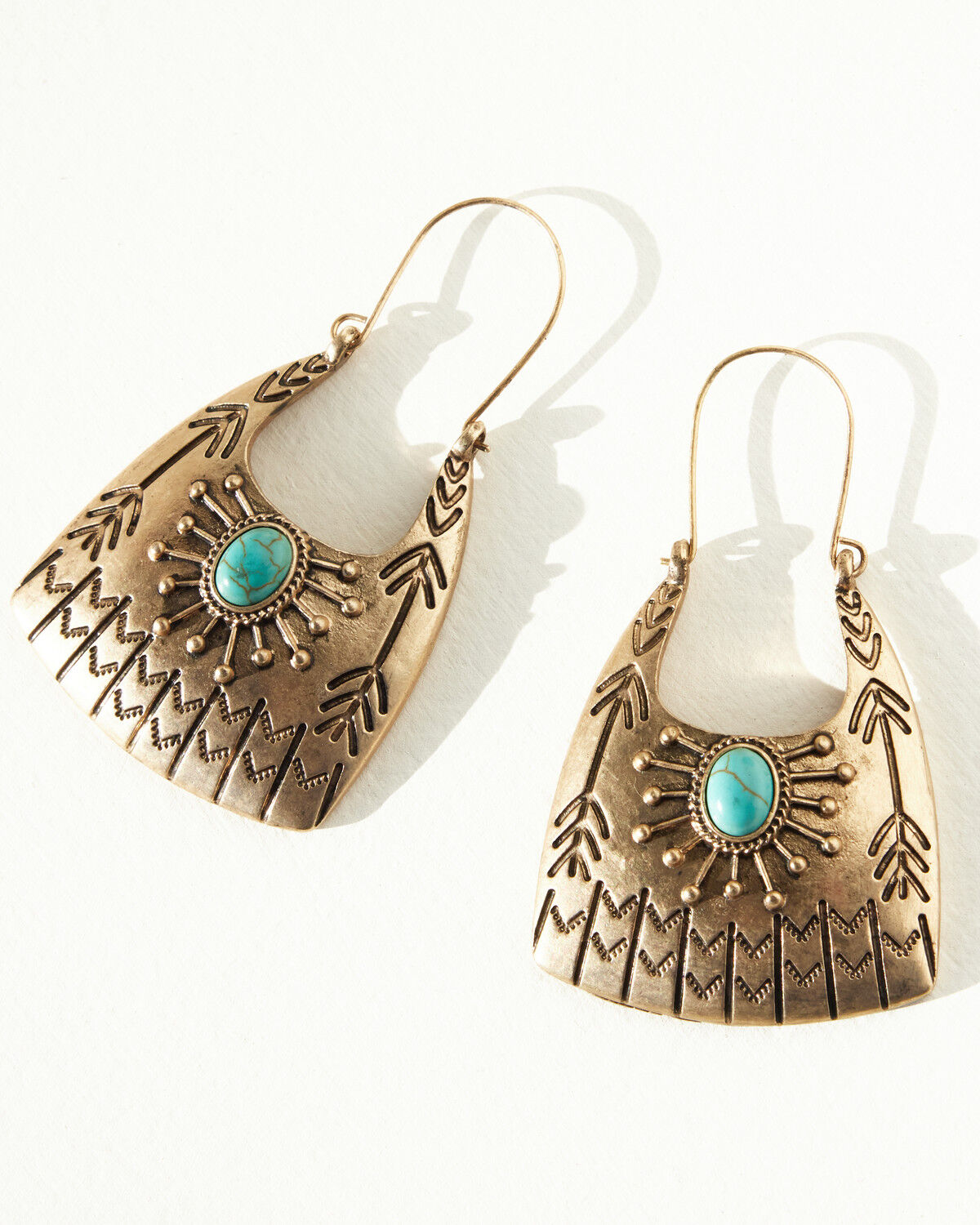 Shyanne Women's Summer Solstice Stamped Statement Earrings