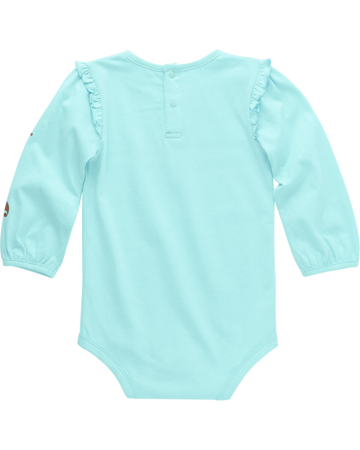 Carhartt Infant Girls' Barn Long Sleeve Pocket Onesie