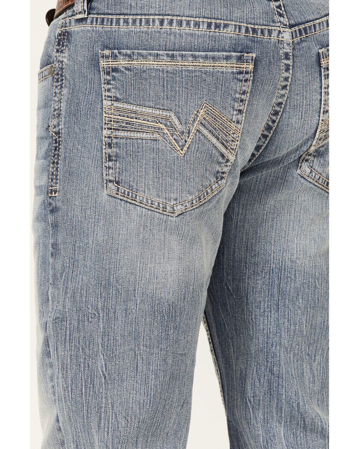 Cody James Men's Hacienda Medium Wash Stretch Slim Bootcut Jeans