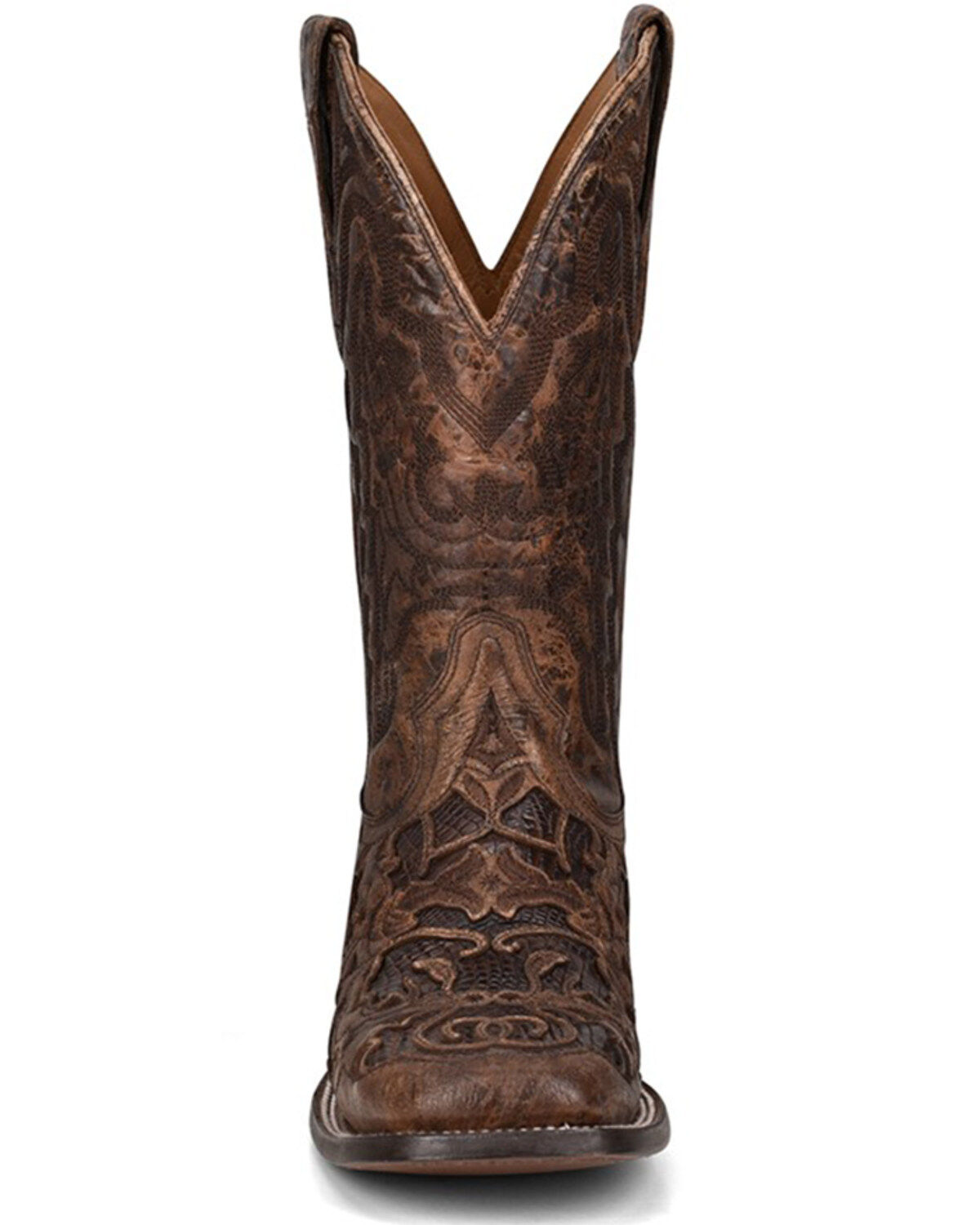 Corral Men's Exotic Alligator Inlay Western Boots - Broad Square Toe