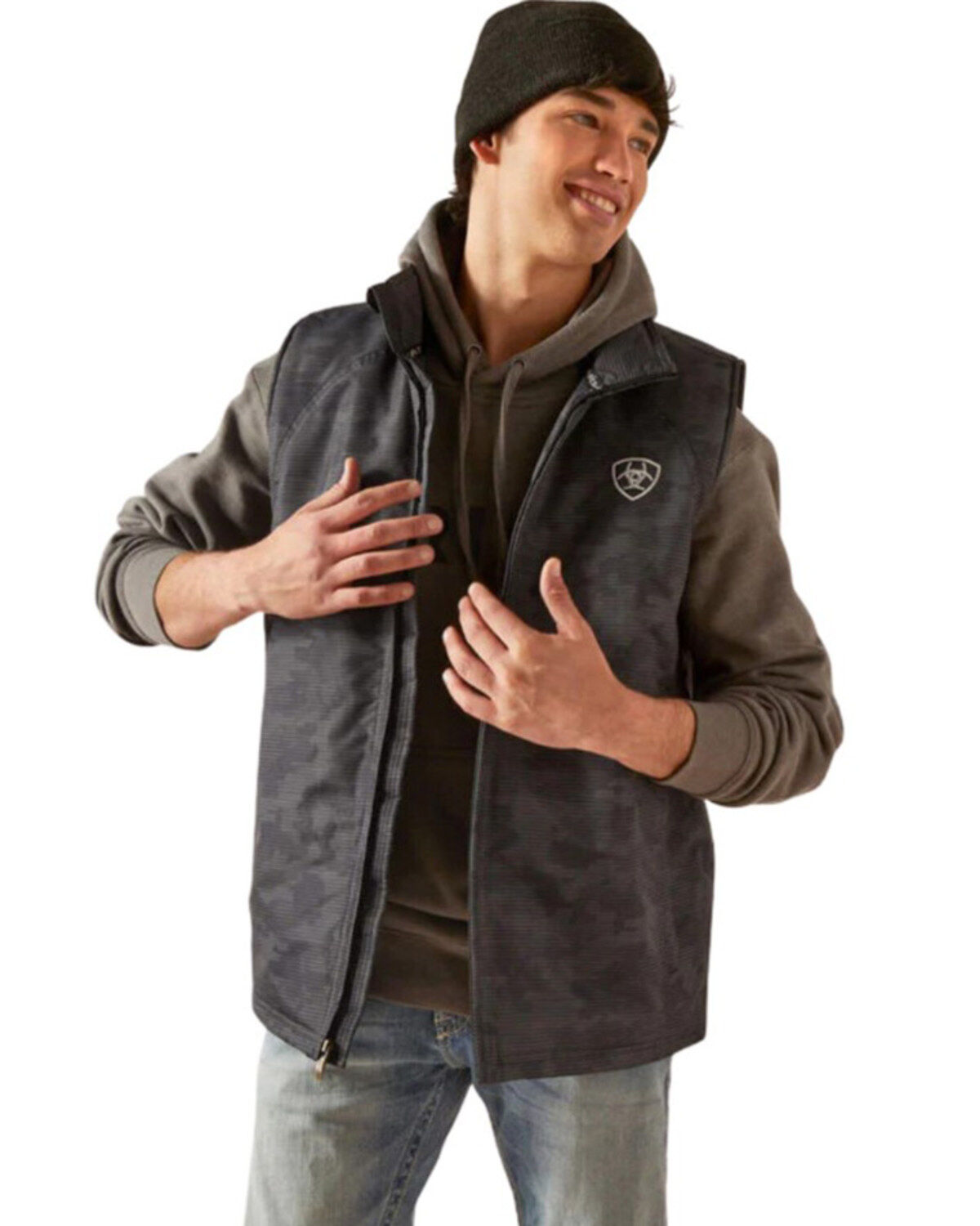 Ariat Men's Team Logo Southwestern Print Insulated Vest
