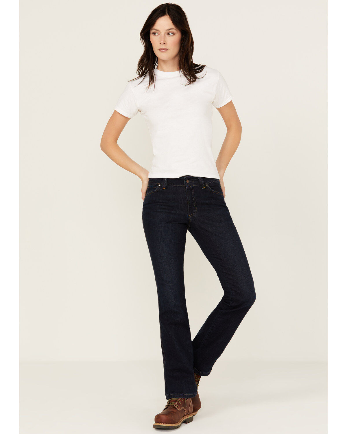 Wrangler Riggs Women's Dark Wash Bootcut Work Jeans