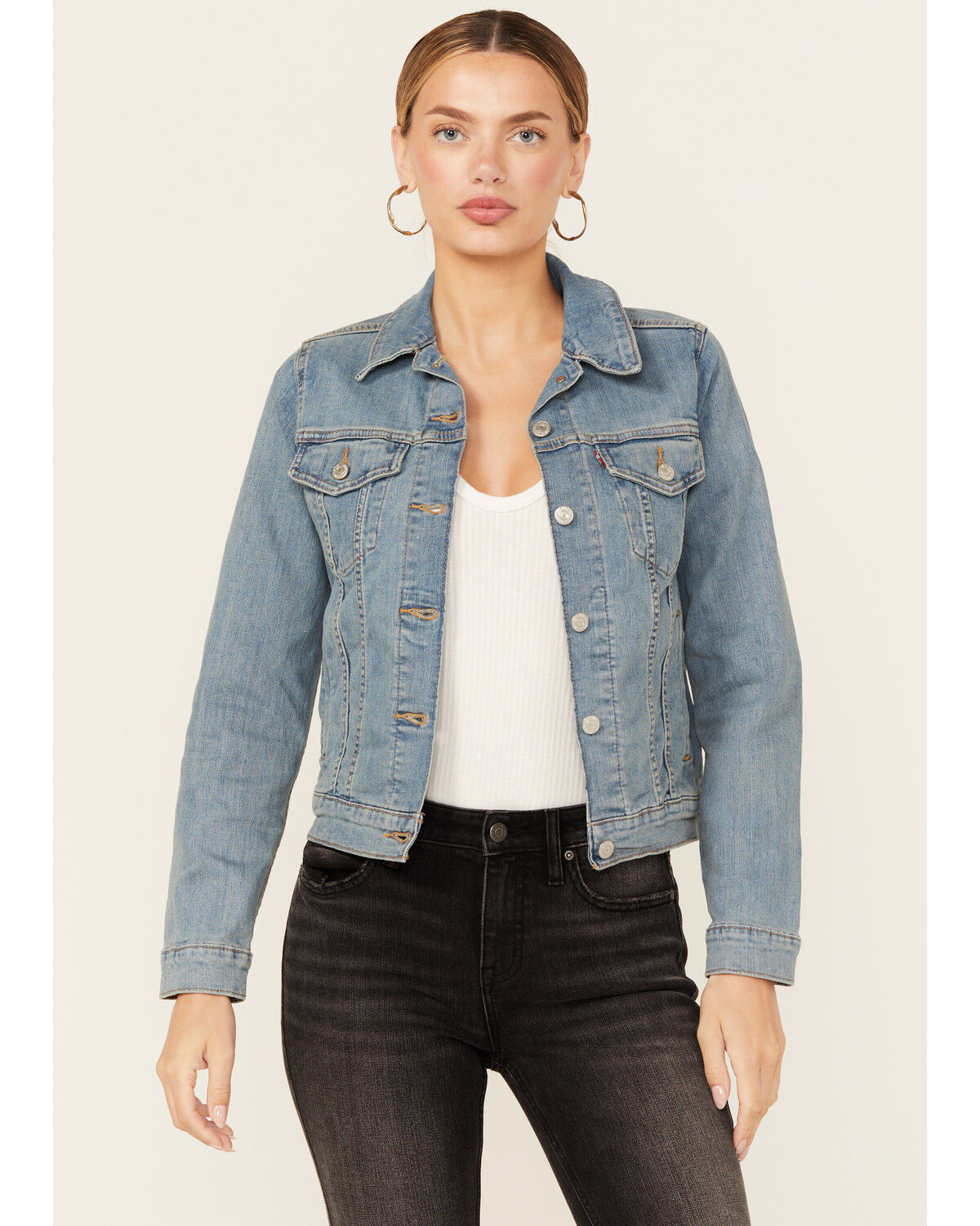 Levi's Women's Stone Wash Denim Original Trucker Jacket