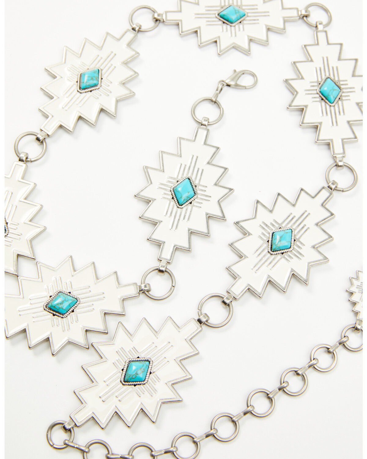 Shyanne Women's Celeste Southwestern Motif Chain Belt