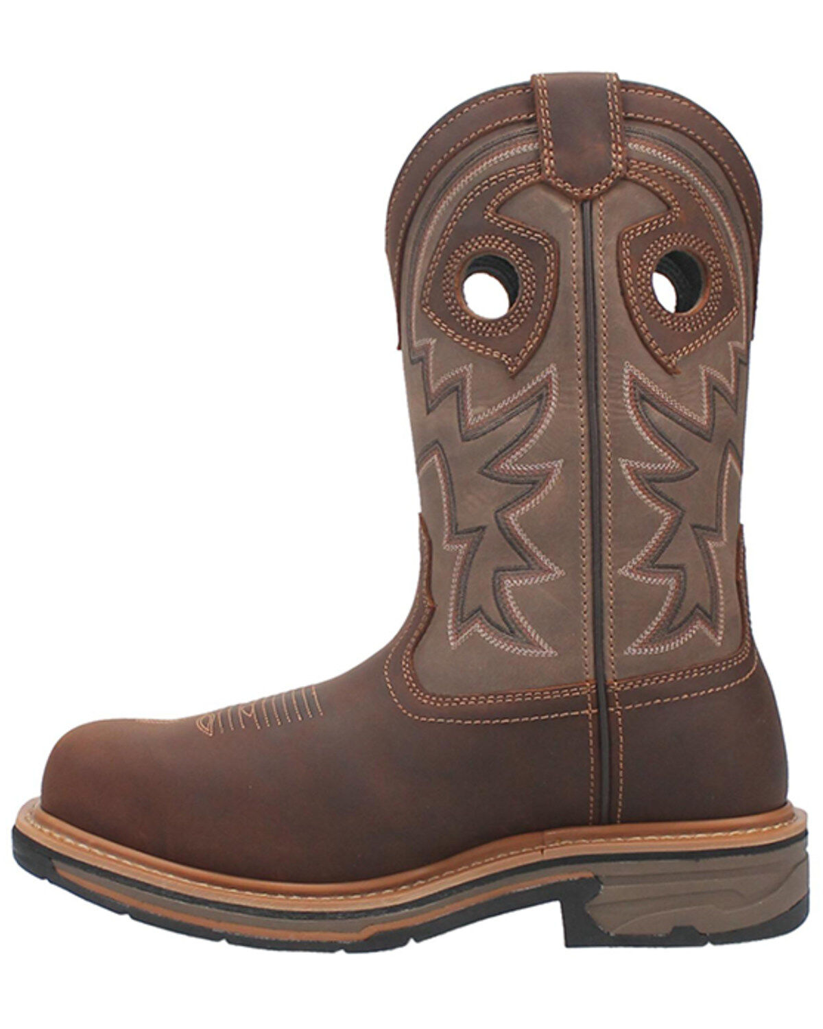 Dan Post Men's Kirk 11" Pull-On Waterproof Work Boots - Broad Square Toe