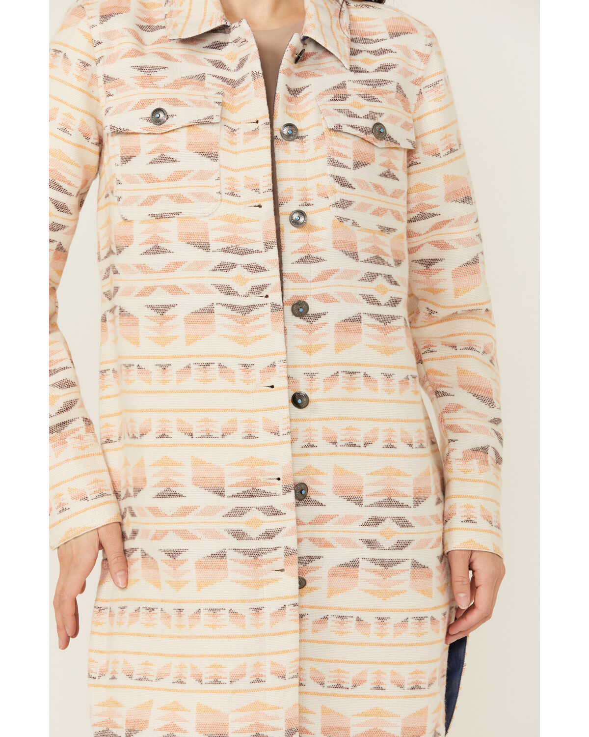 Shyanne Women's Southwestern Print Long Shacket