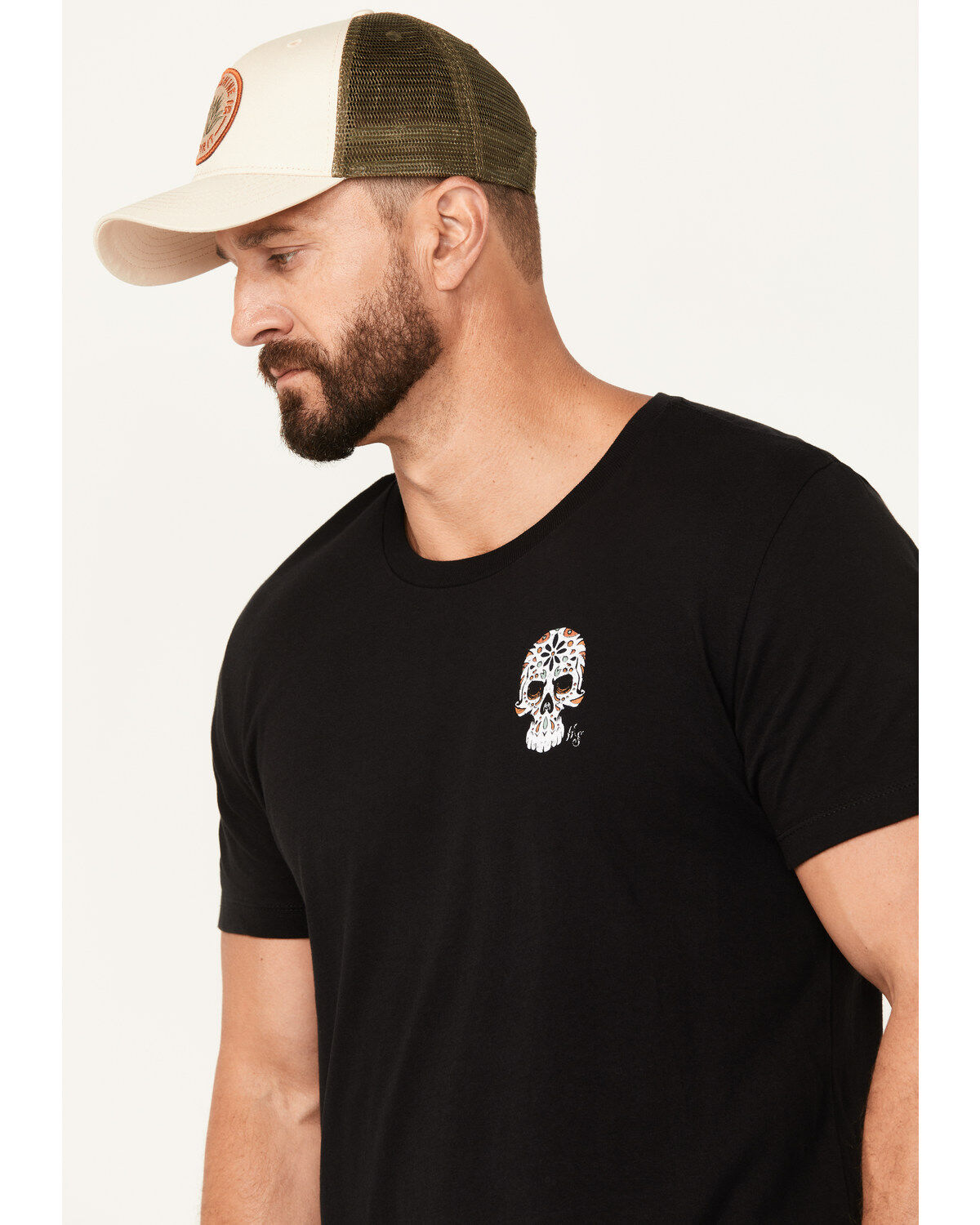 Moonshine Spirit Men's Guitar Short Sleeve Graphic T-Shirt