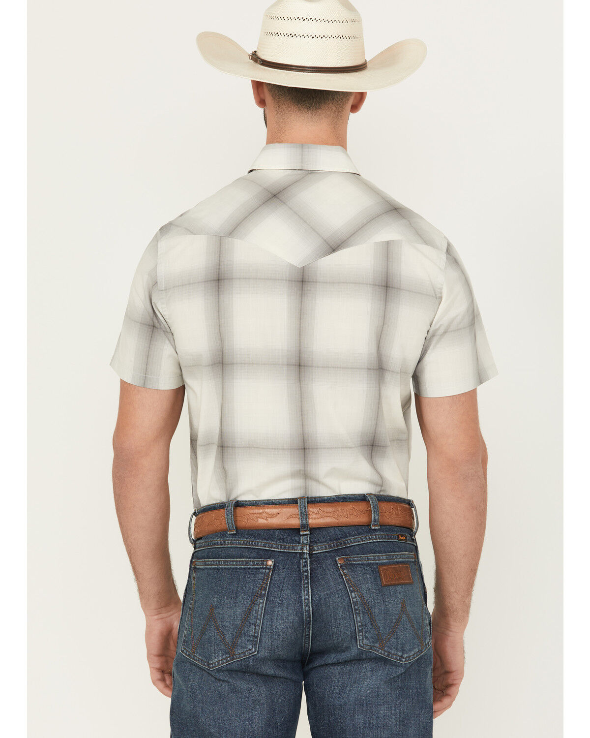 Pendleton Men's Frontier Plaid Print Short Sleeve Snap Western Shirt