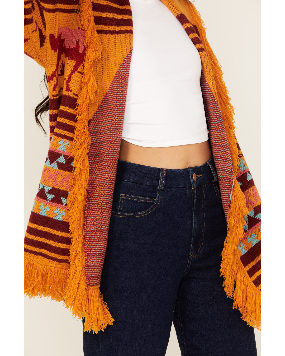 Panhandle Women's Horse Print Cardigan