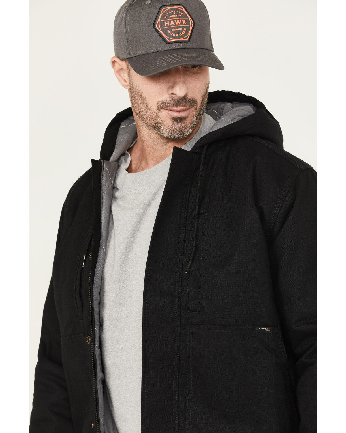 Hawx Men's Hooded Bomber Jacket