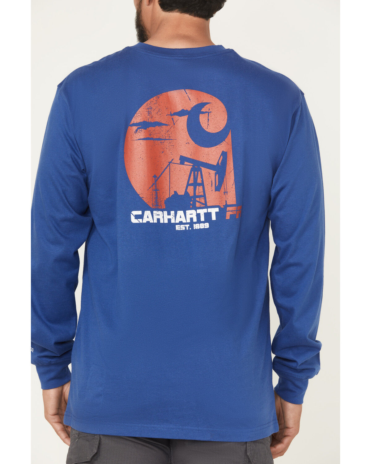 Carhartt Men's FR Force Loose Fit Oil Rig Lightweight Long Sleeve Work Shirt