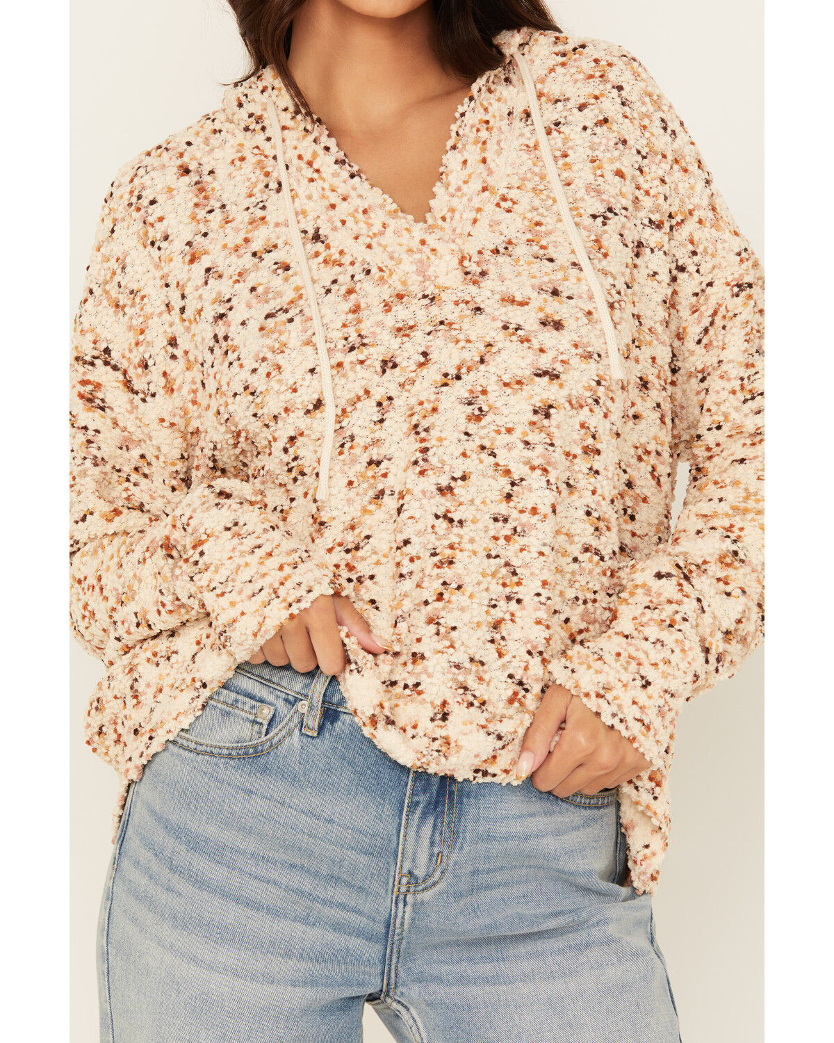 Cleo + Wolf Women's Popcorn Yarn Hoodie