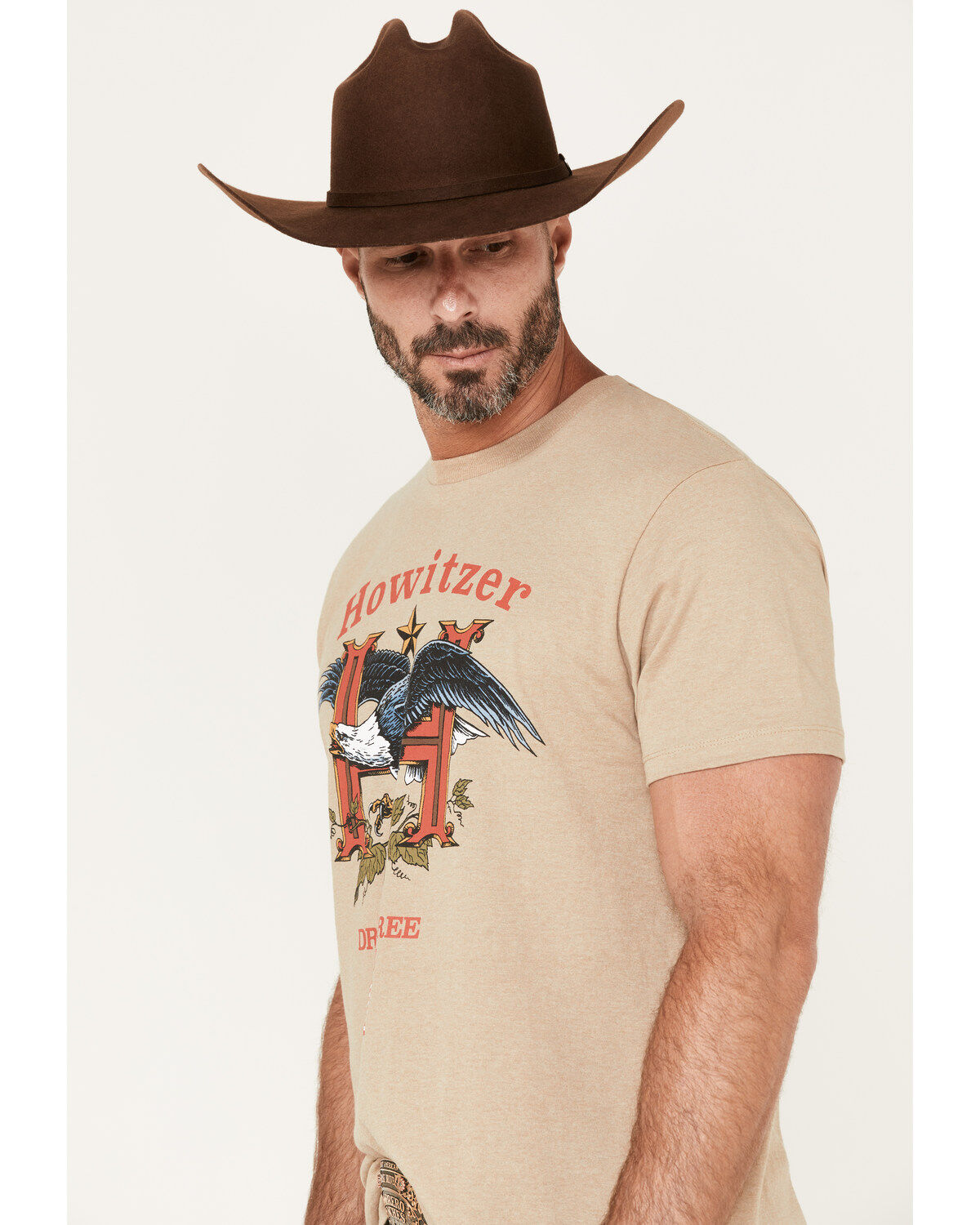 Howitzer Drink Free Patriotic Graphic T-Shirt