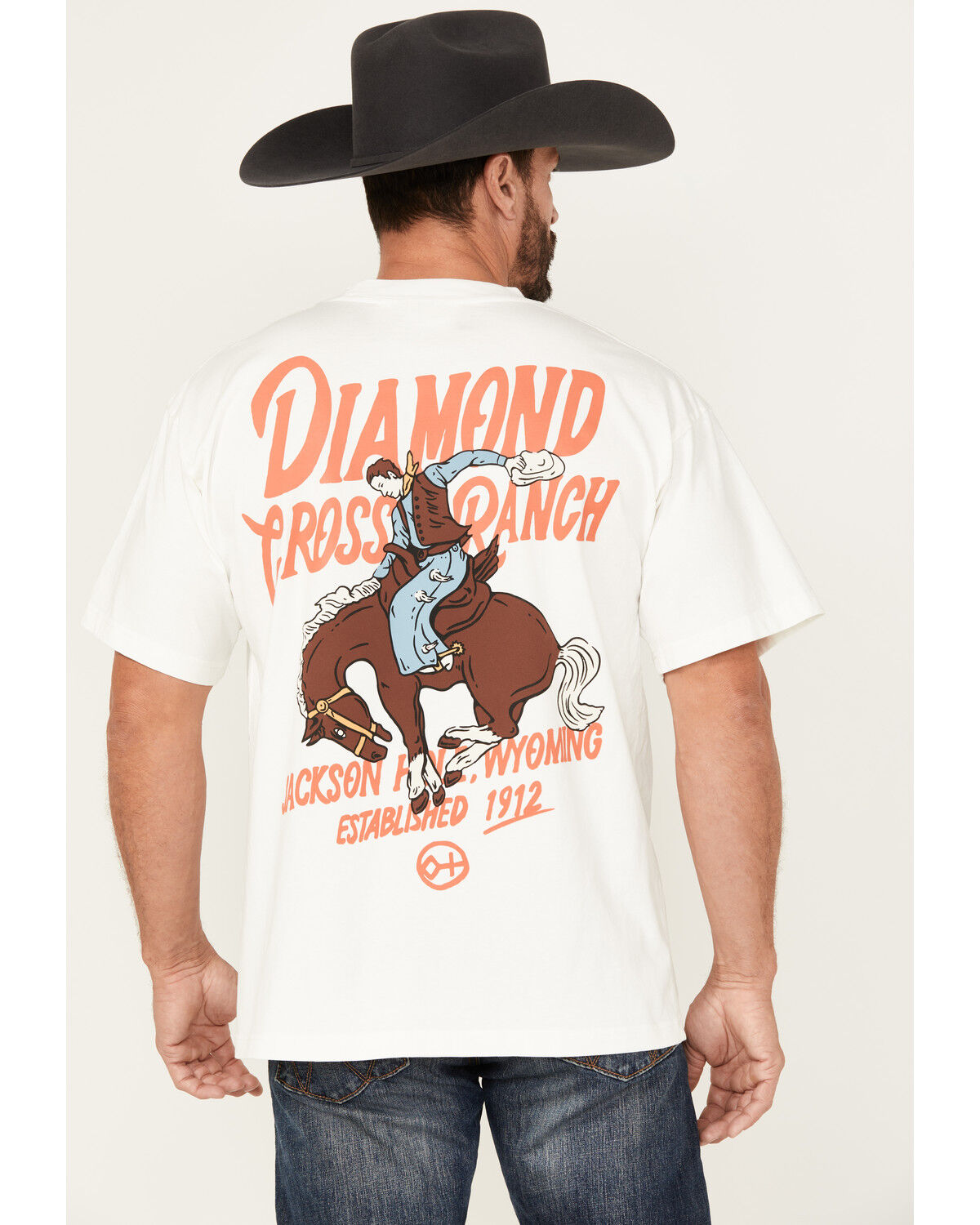 Diamond Cross Ranch Men's Buck Yeah Short Sleeve Graphic T-Shirt