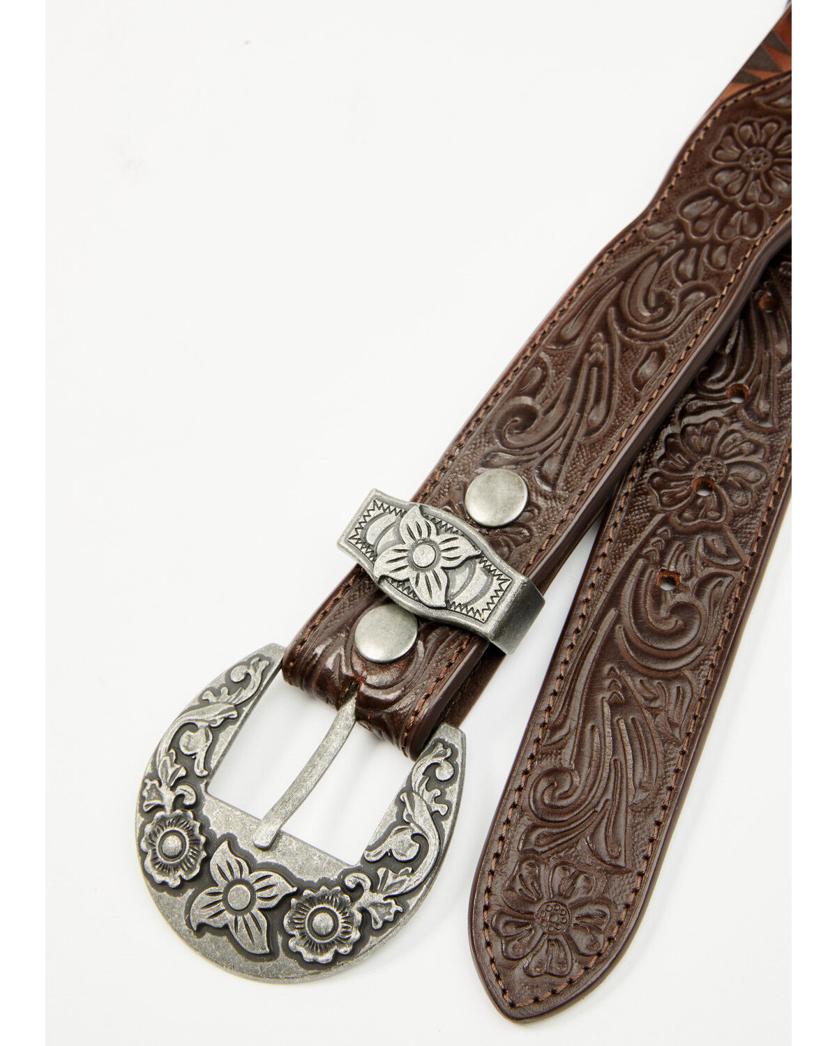 RANK 45® Men's Corbin Southwestern Tooled Belt