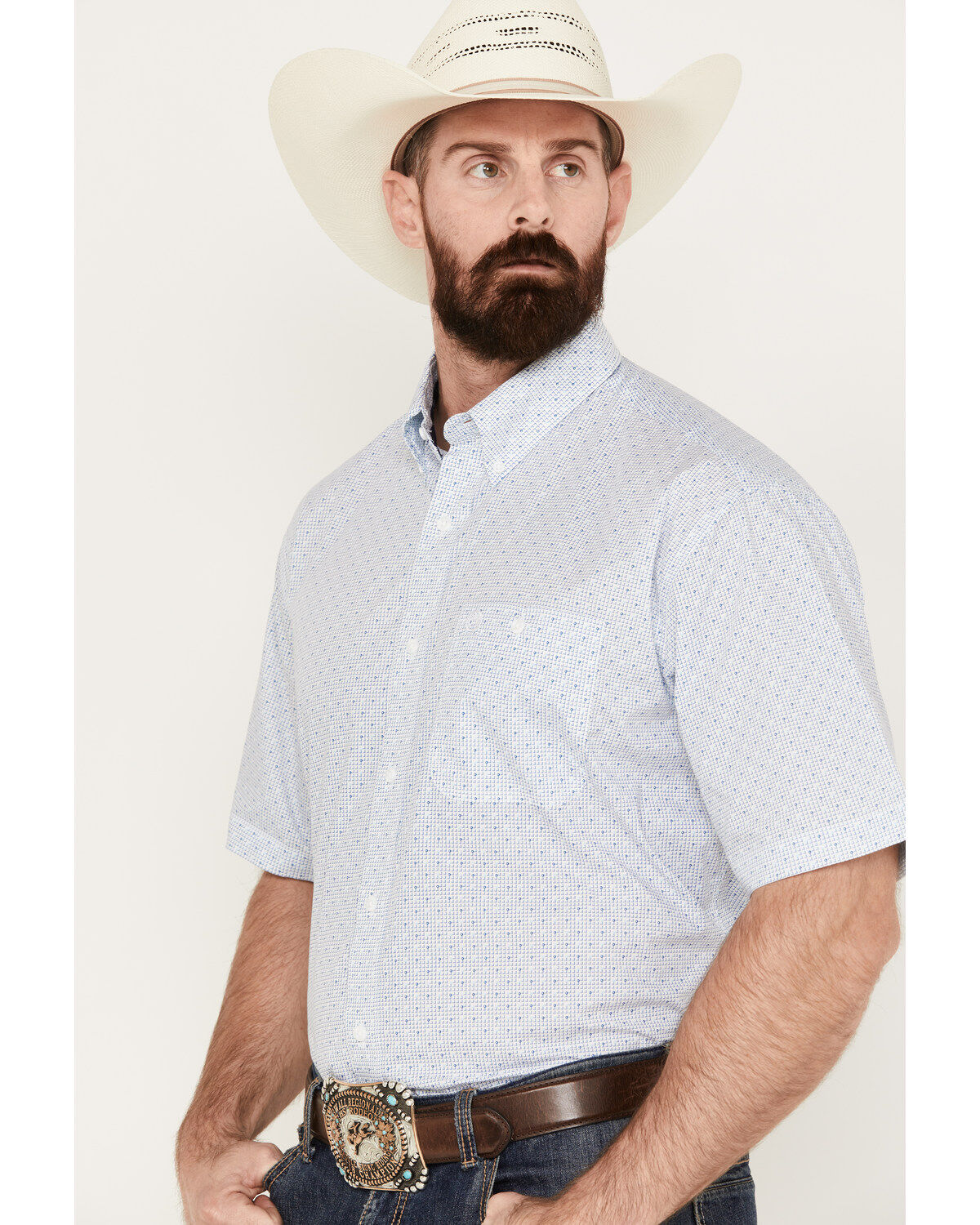 George Strait by Wrangler Men's Button-Down Western Shirt