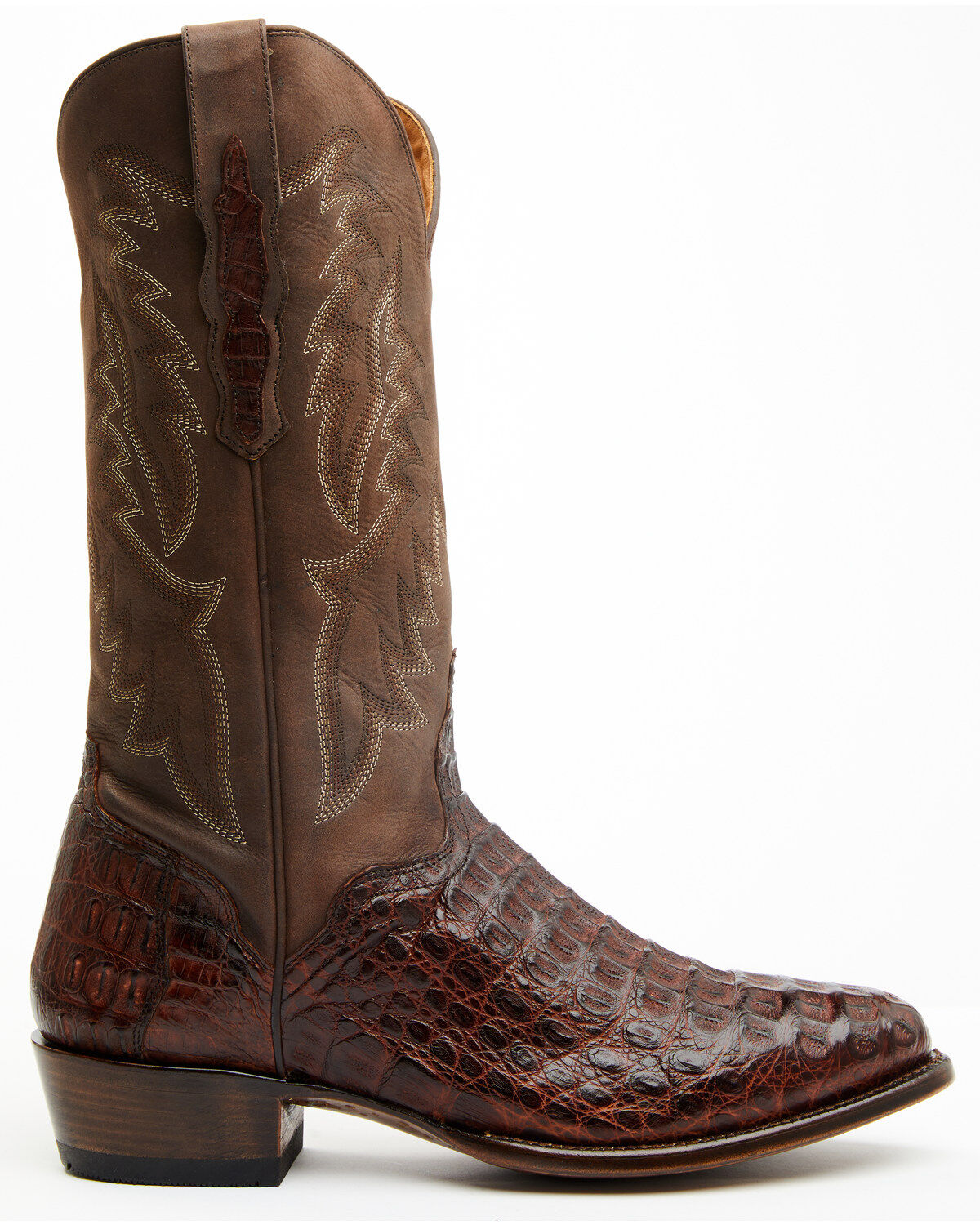 El Dorado Men's Exotic Caiman Western Boots - Round Toe