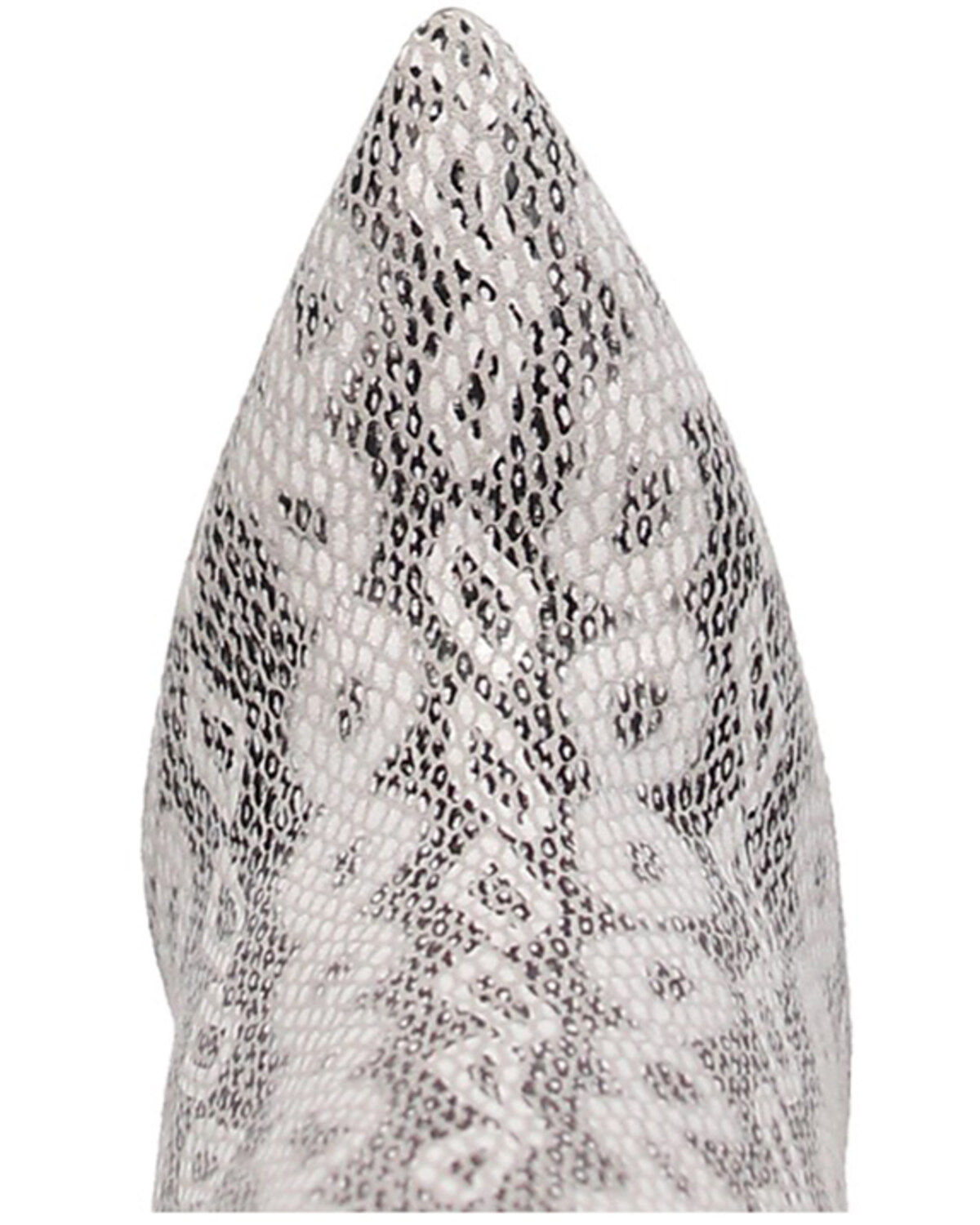 Dingo Women's Kitty Kat Snake Print Fringe Tall Western Boot - Round Toe