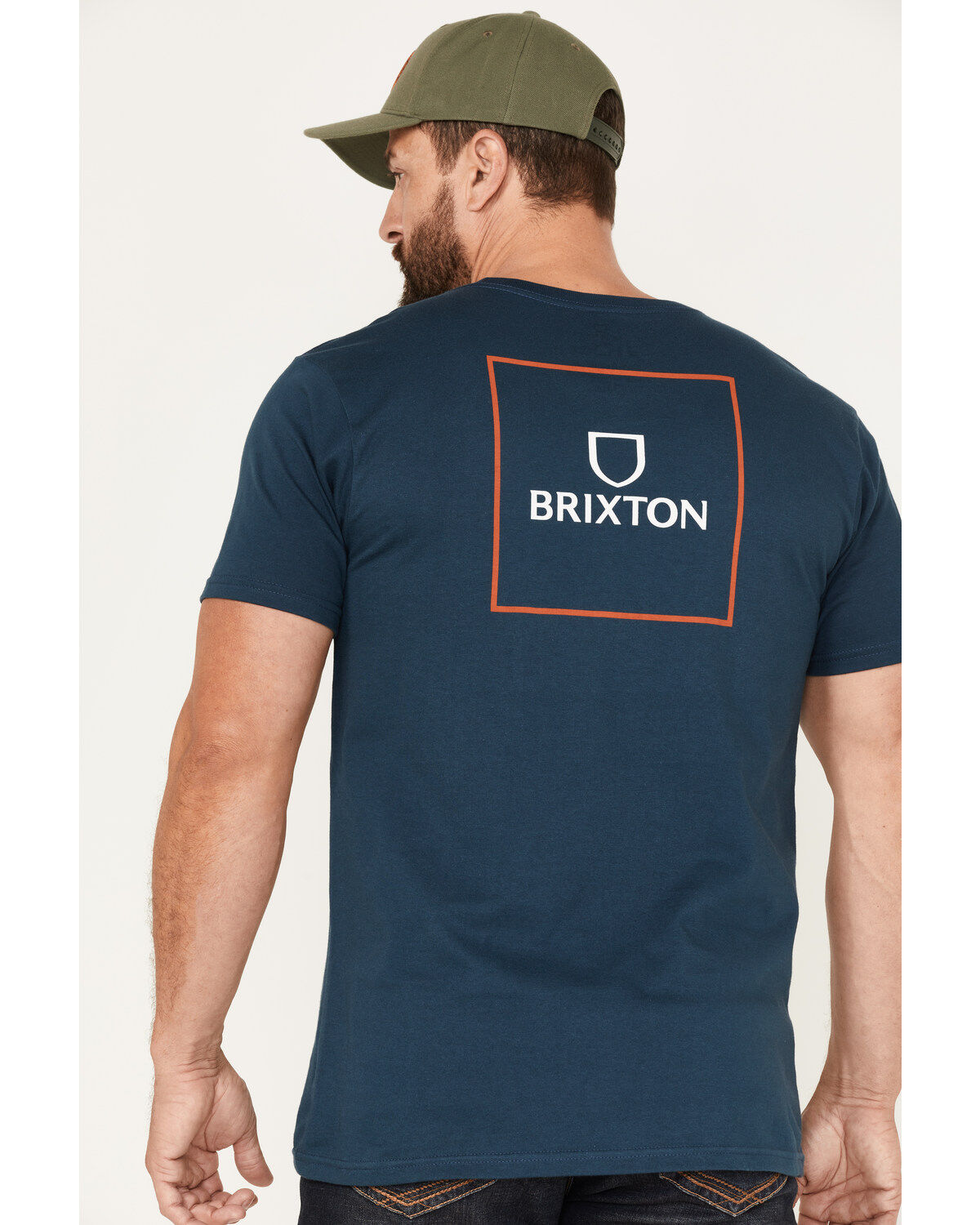 Brixton Men's Alpha Square Logo Graphic T-Shirt
