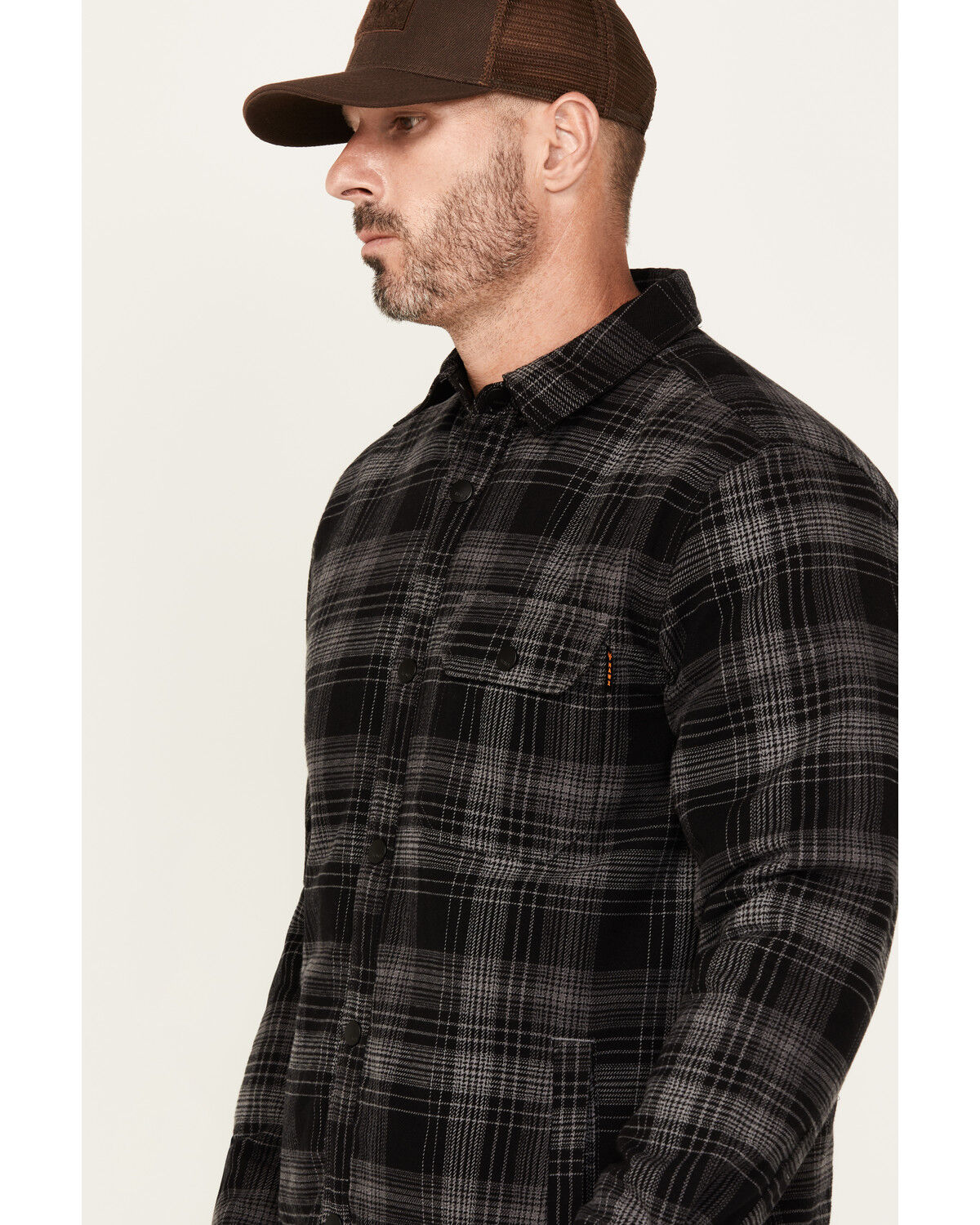 Hawx Men's Ashland Reversible Flannel Shirt Jacket