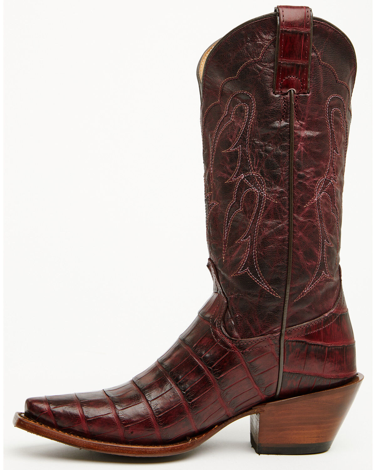 Shyanne Women's Aspen Exotic American Alligator Western Boots - Snip Toe