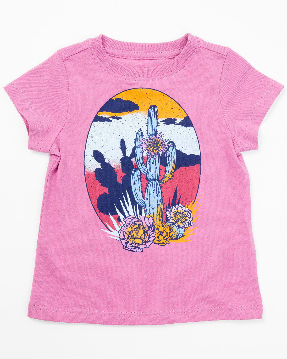 Shyanne Toddler Girls' Desert Scenic Short Sleeve Graphic Tee
