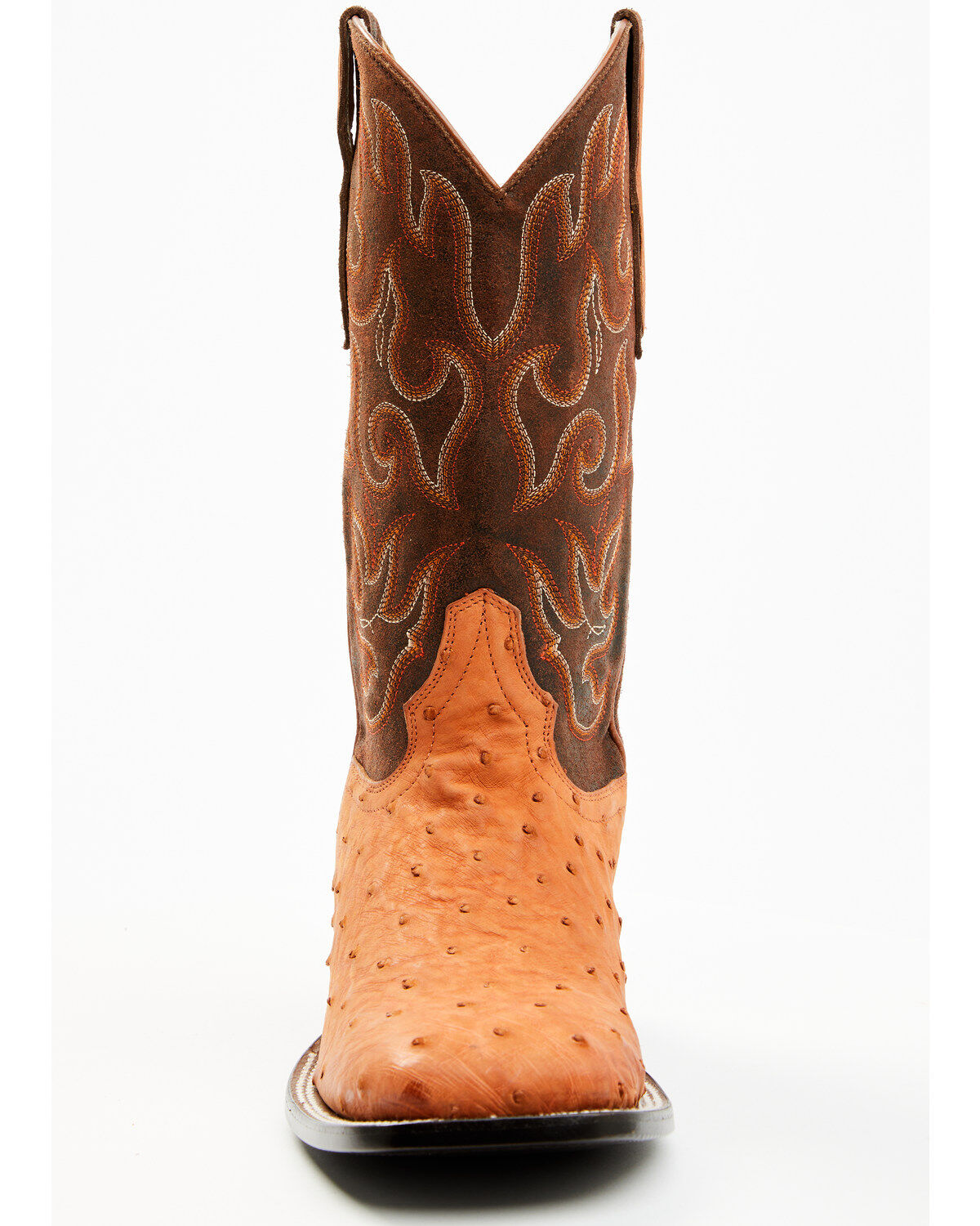 Cody James Men's Exotic Full Quill Ostrich Western Boots - Broad Square Toe