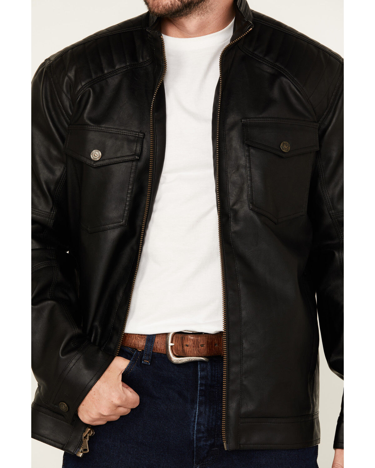 Cody James Men's Houston 2.0 Pantera Moto Jacket