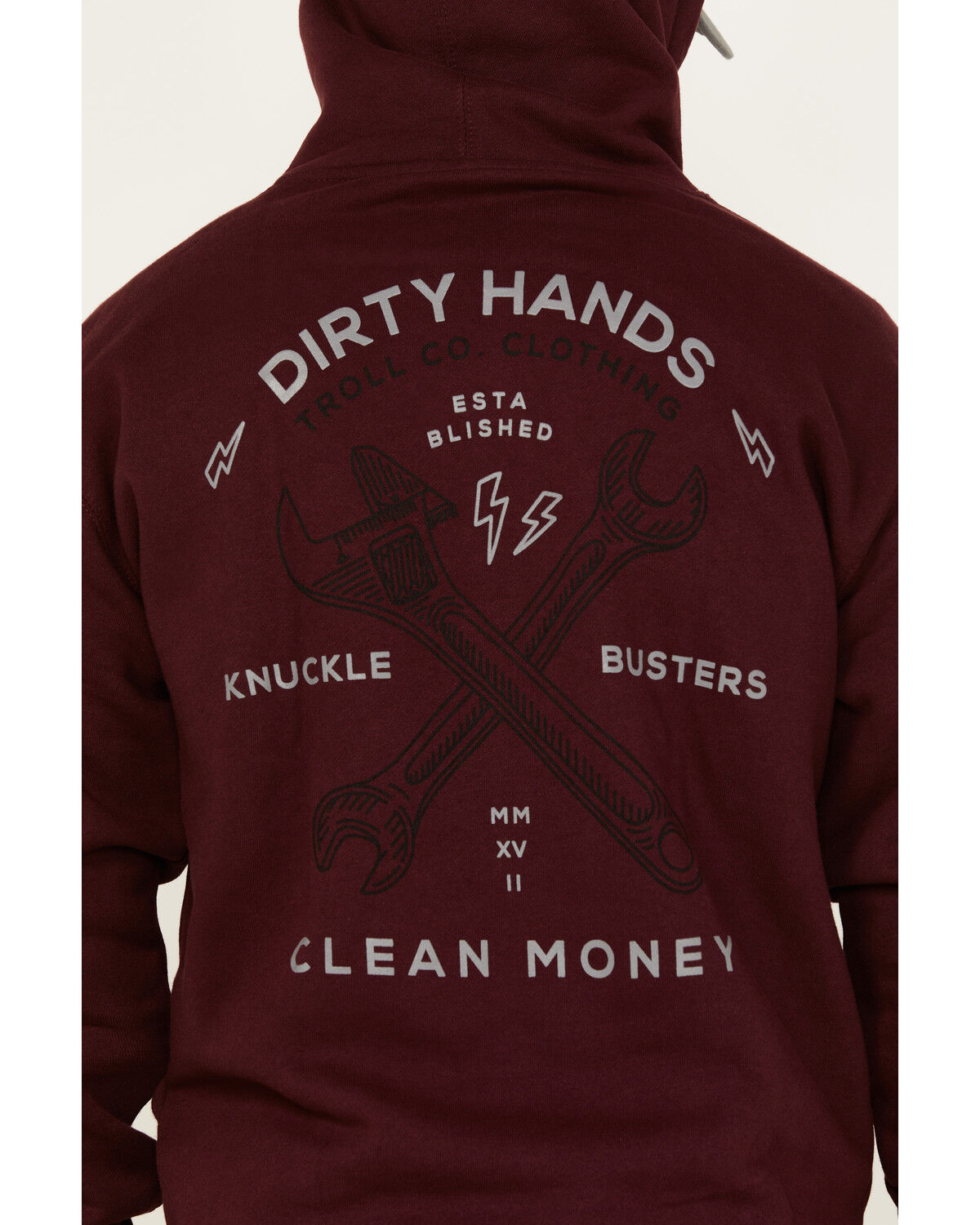 Troll Co Men's Twisting Wrenches Hooded Sweatshirt