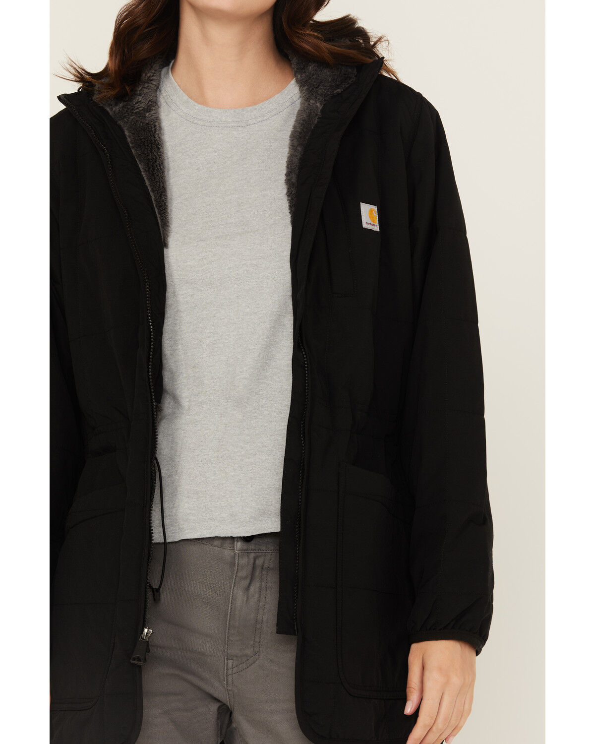 Carhartt Women's Rain Defender® Loose Fit Lightweight Insulated Hooded Coat