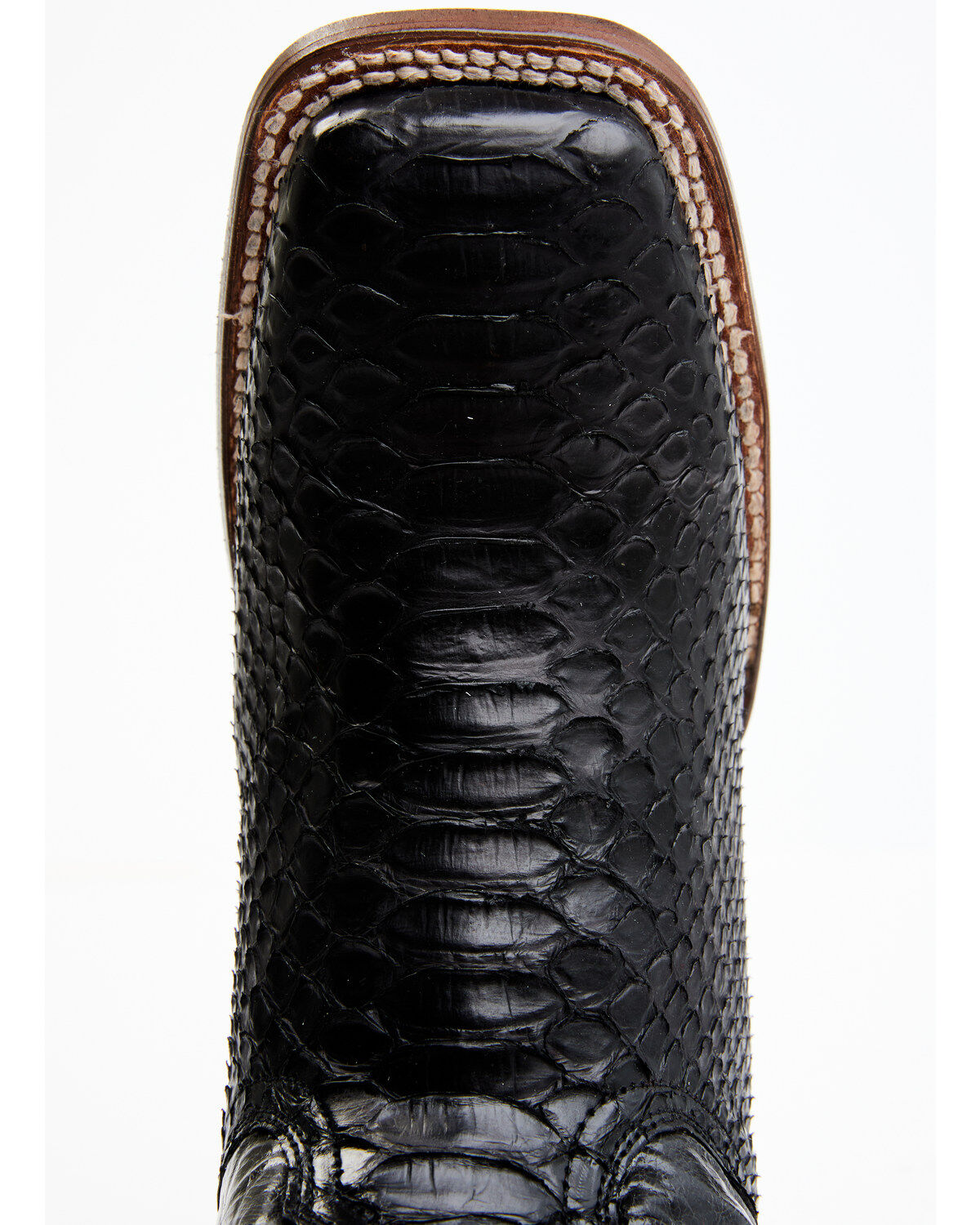 Dan Post Women's Back Cut Python Exotic Western Boot - Broad Square Toe