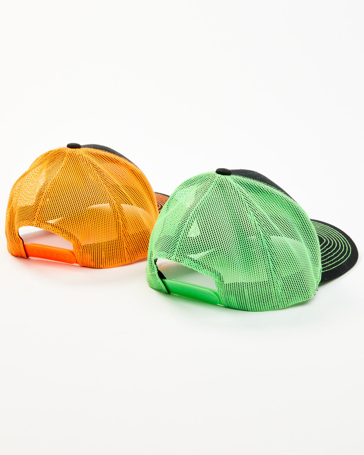 Justin Men's Assorted Embroidered Neon Logo Mesh Back Trucker Cap