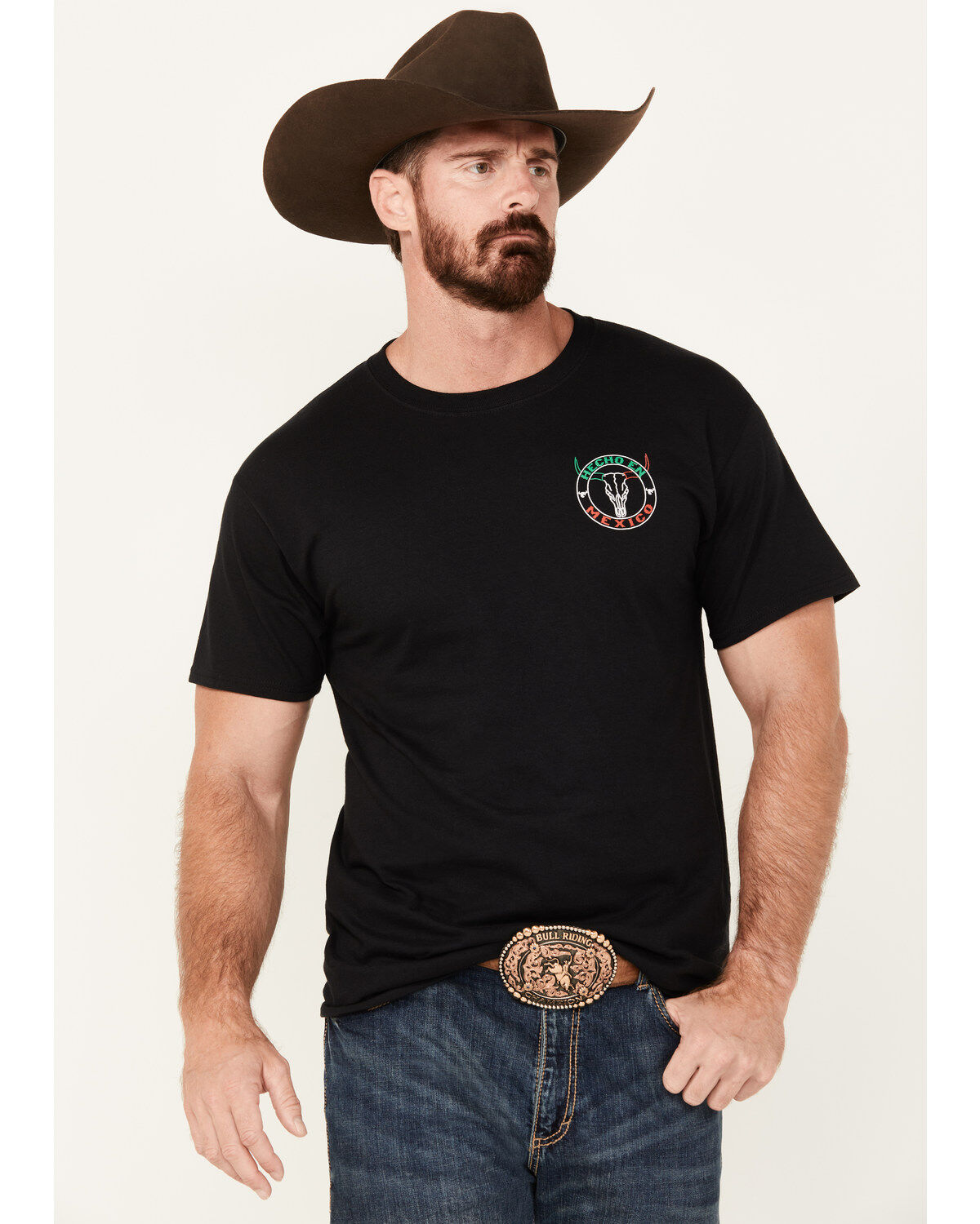 Cowboy Hardware Men's Hecho En Mexico Short Sleeve Graphic T-Shirt