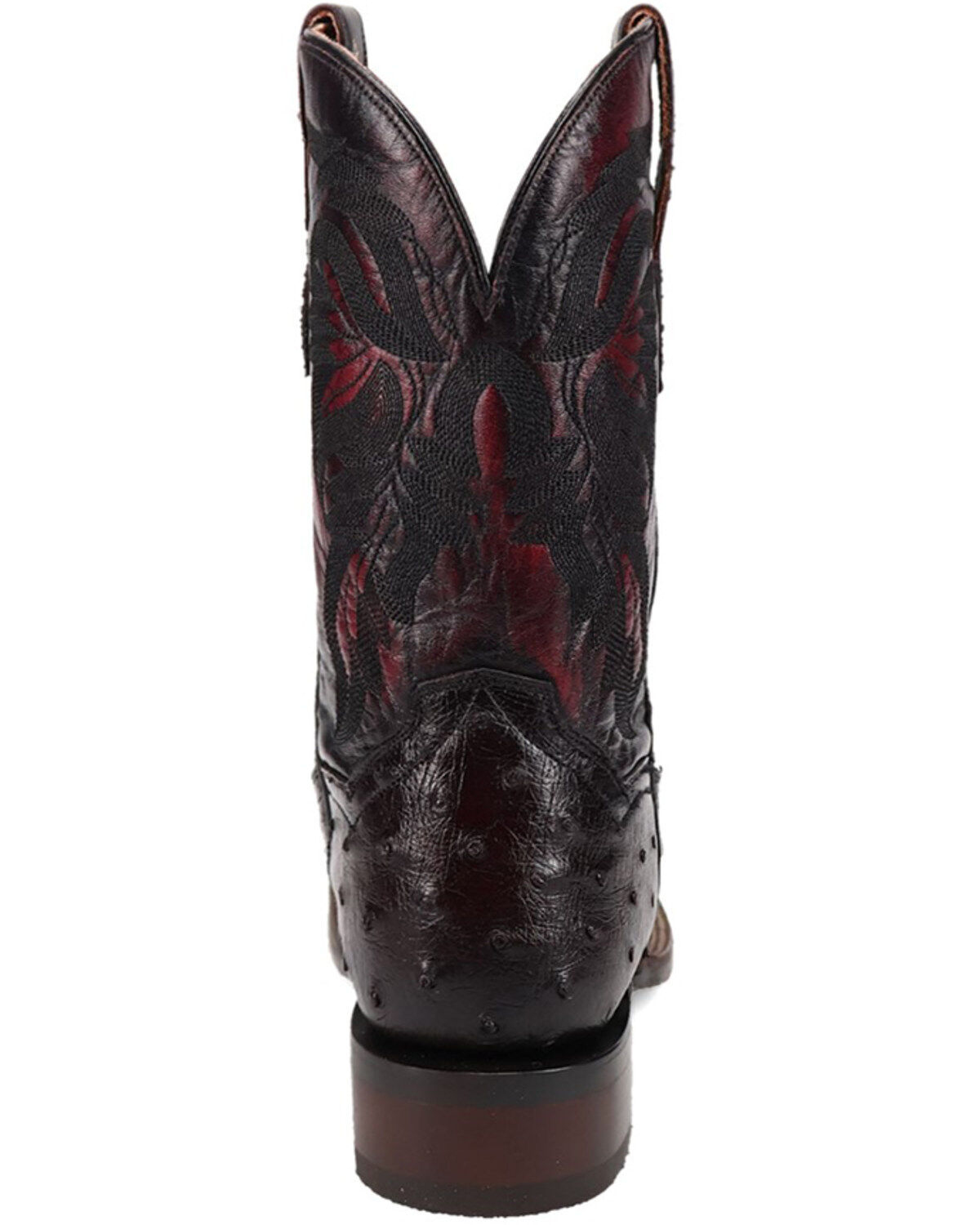 Dan Post Men's Alamosa Exotic Ostrich Western Boots - Broad Square Toe
