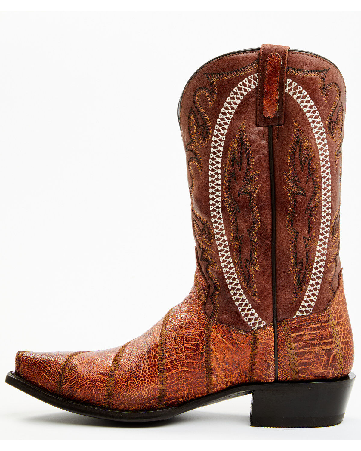 Dan Post Men's Exotic Ostrich Leg Western Boots - Snip Toe