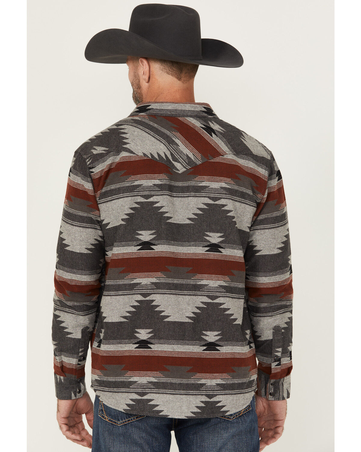 Cody James Men's Atoka Southwestern Print Long Sleeve Snap Western Shirt