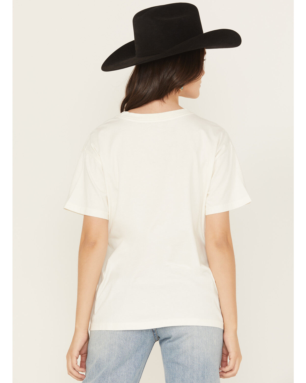 Shyanne Women's Western Checkerboard Short Sleeve Graphic Tee