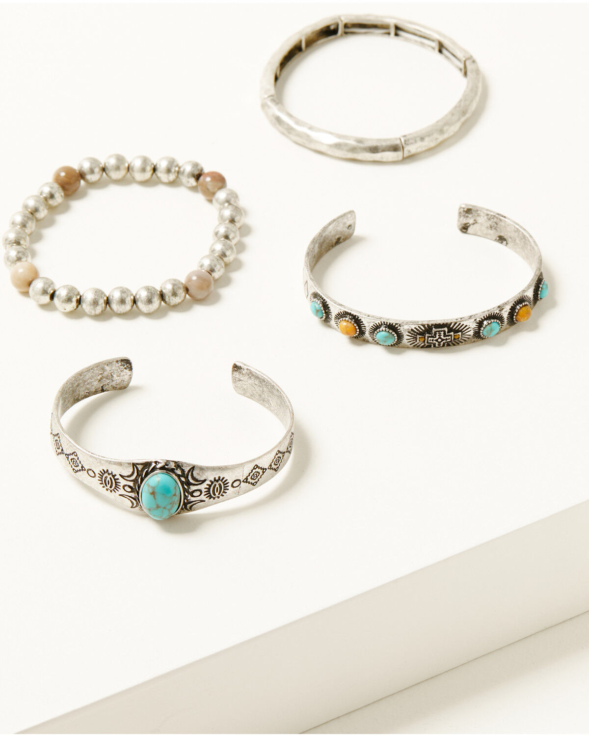 Shyanne Women's Heart Rodeo Sunset Bracelet Set - 4 Piece