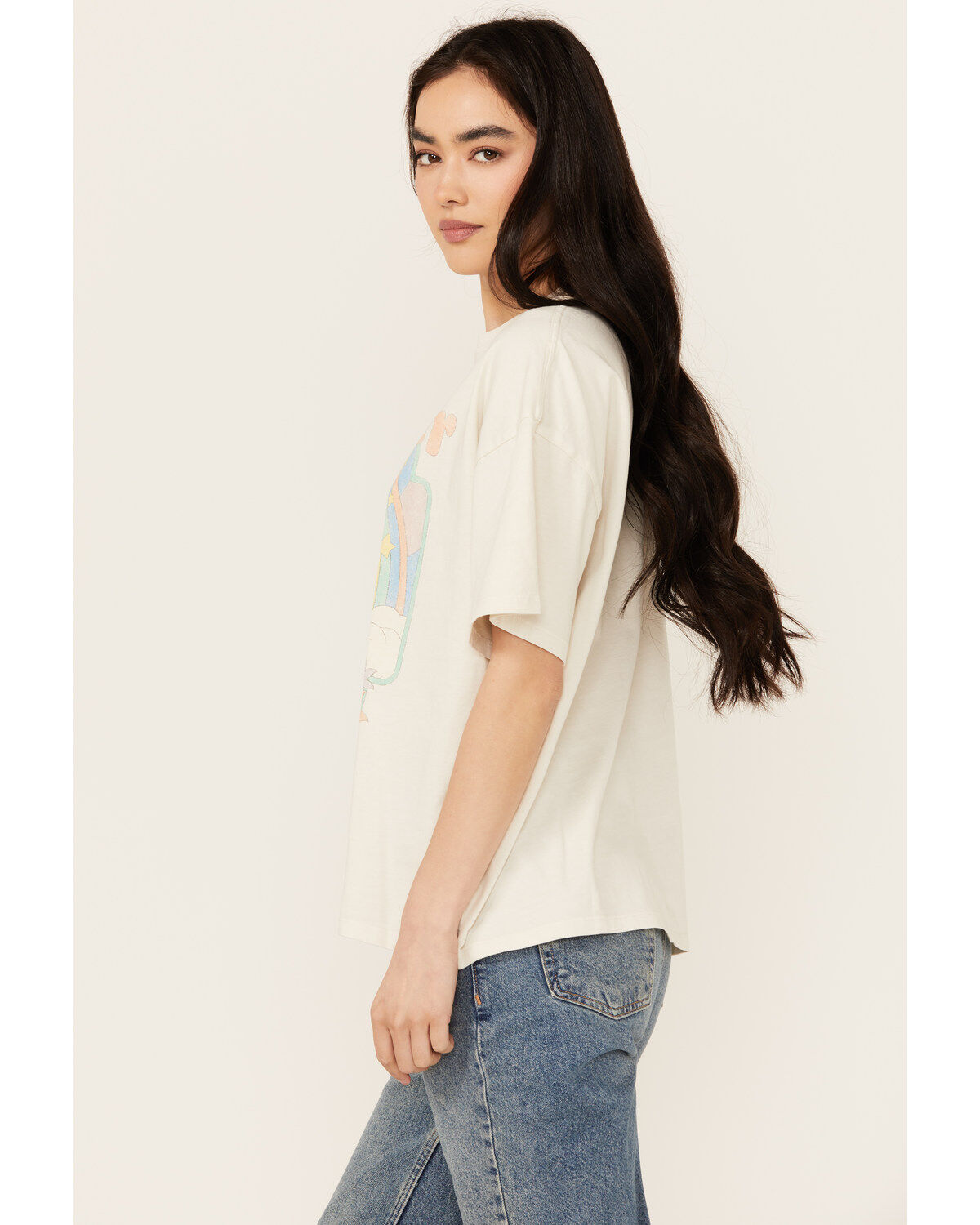 Wrangler Women's Long Live Cowboys Short Sleeve Graphic Tee