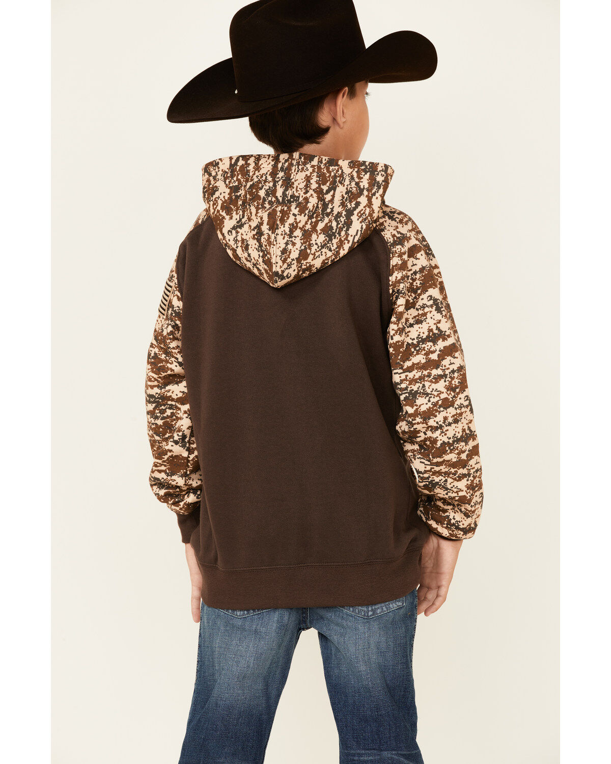 Ariat Boys' Patriot Desert Camo Hooded Sweatshirt