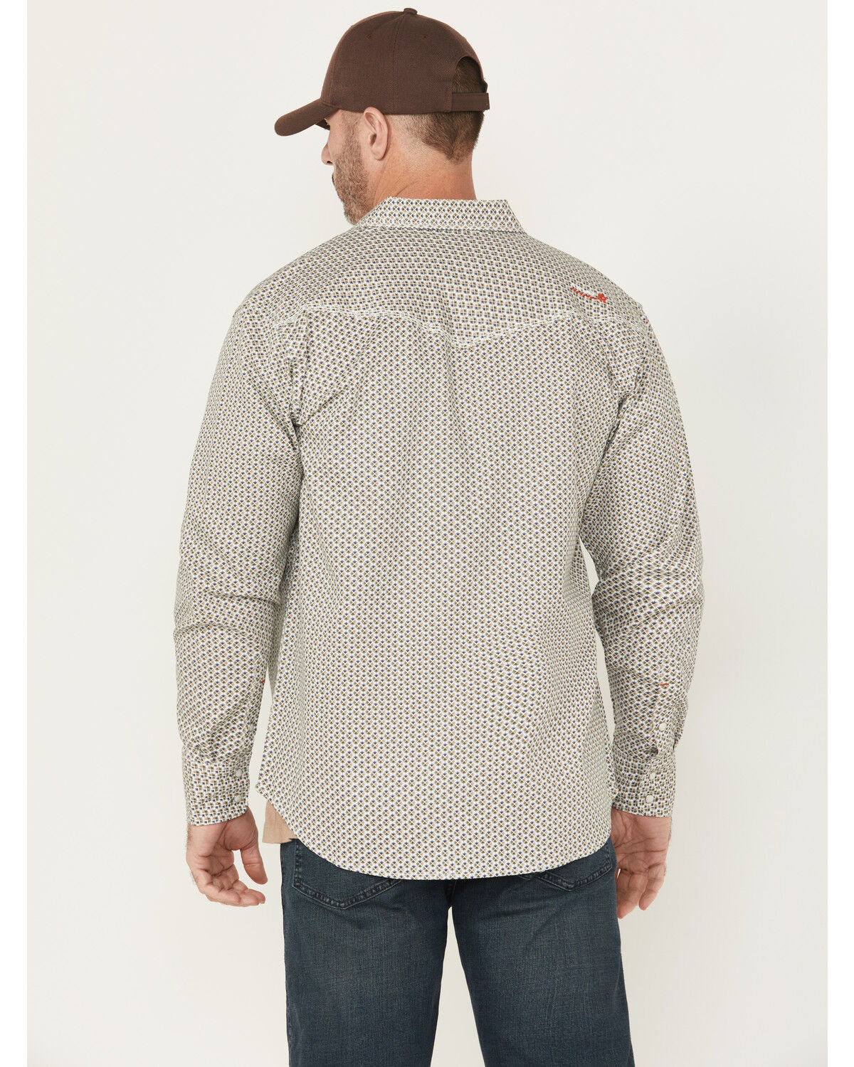 Ariat Men's Rebar FR Venice Printed Long Sleeve Snap Work Shirt - Big