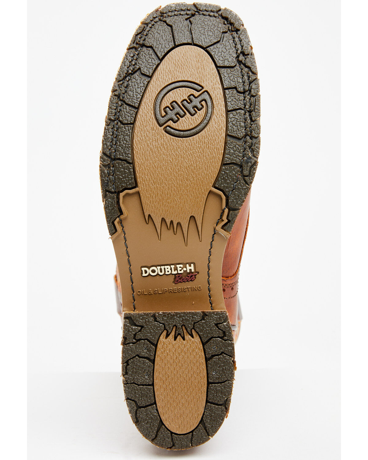 Double H Men's Boot Barn Exclusive 11" Domestic I.C.E&reg; Saddle Vamp Performance Western Boots - Broad Square Toe