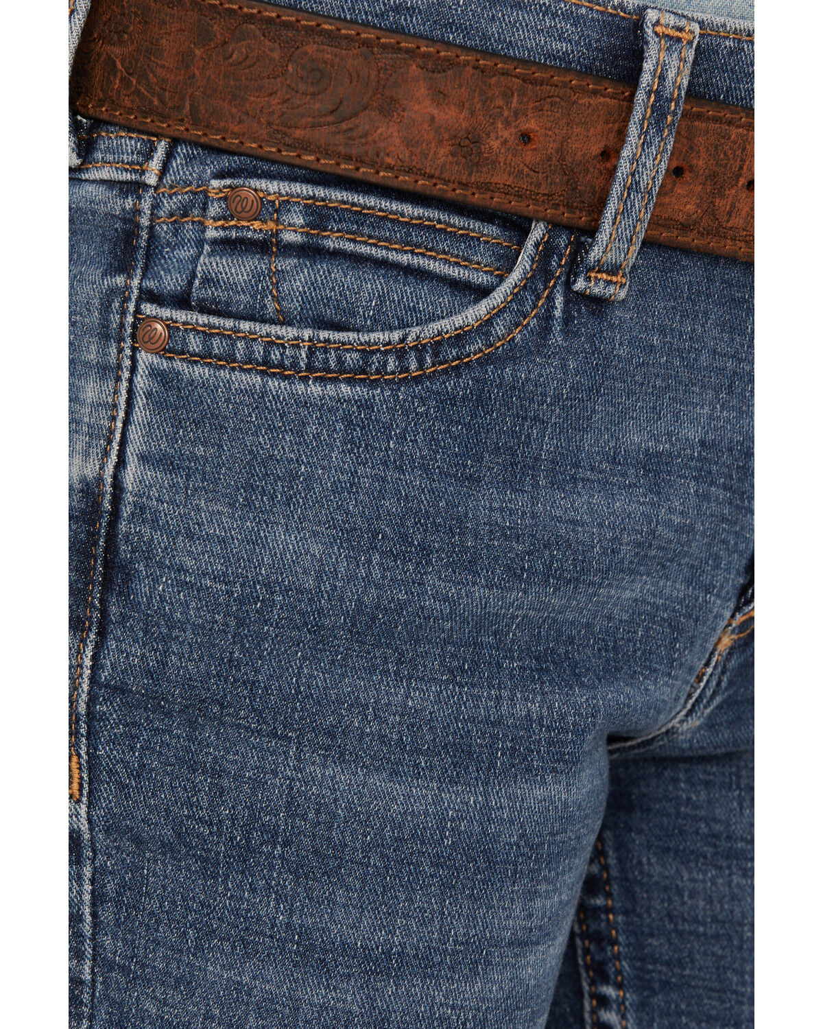 Wrangler Girls' Medium Wash Flare Denim Jeans