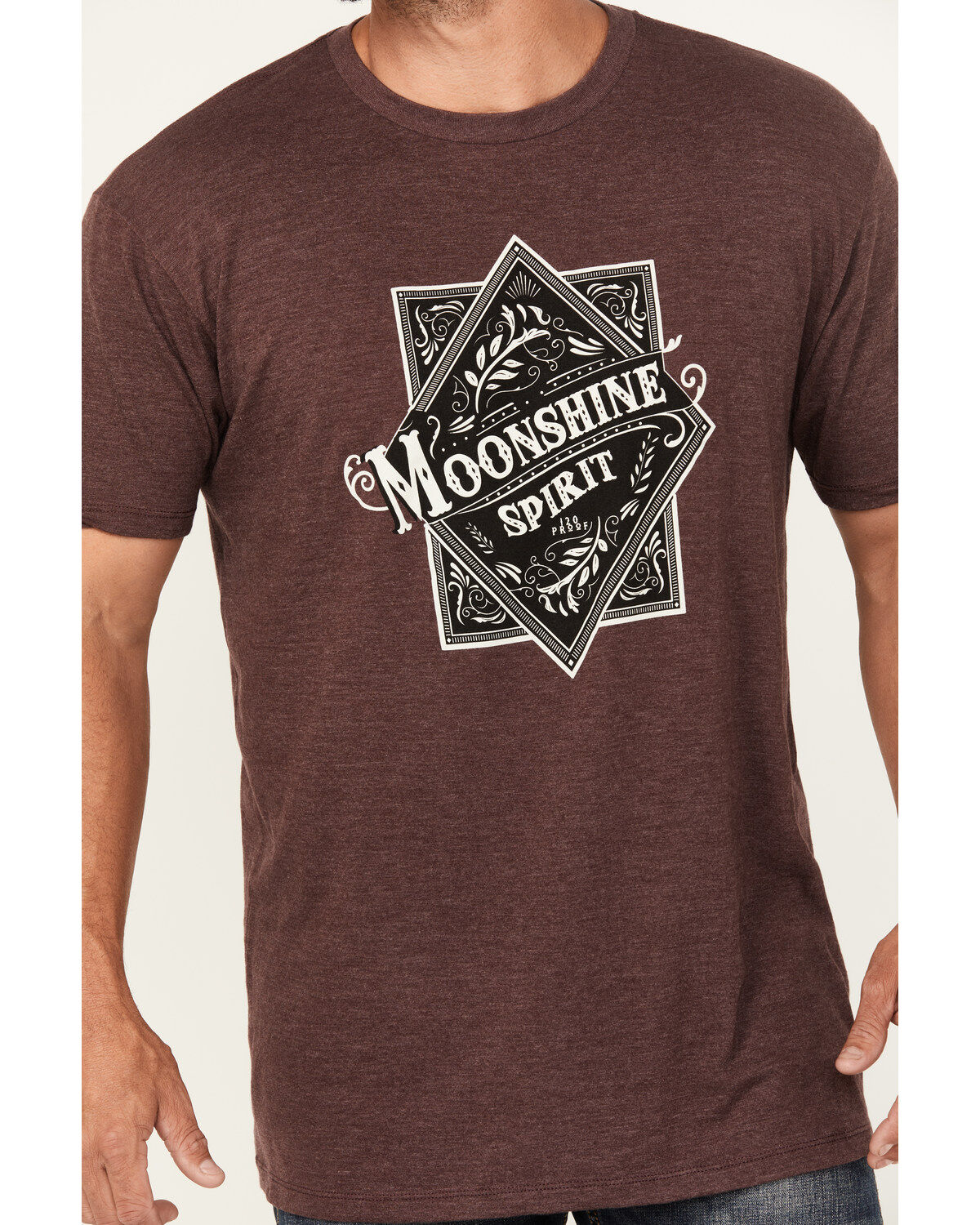 Moonshine Spirit Men's Diamond Short Sleeve Graphic T-Shirt
