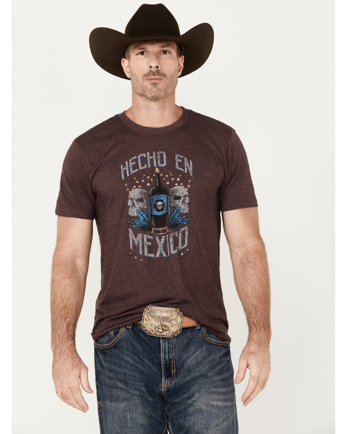 Moonshine Spirit Men's En Mexico Short Sleeve Graphic T-Shirt