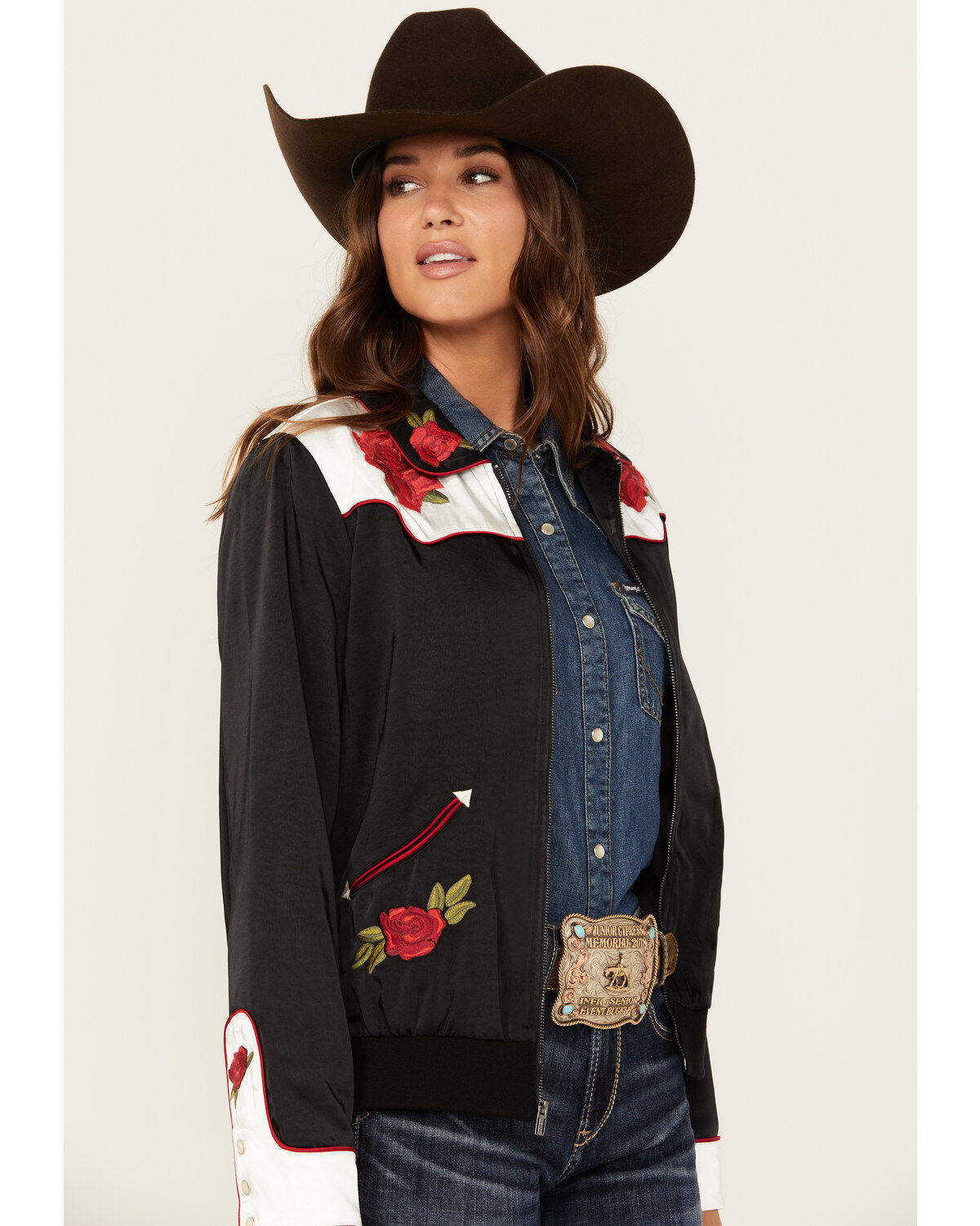 Ariat X Rodeo Quincy Women's Floral Bomber Jacket